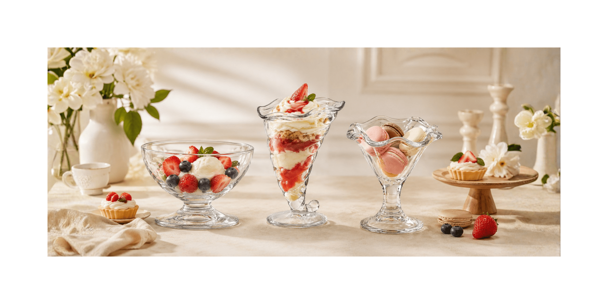 Dessertglazen - Glazen.nl