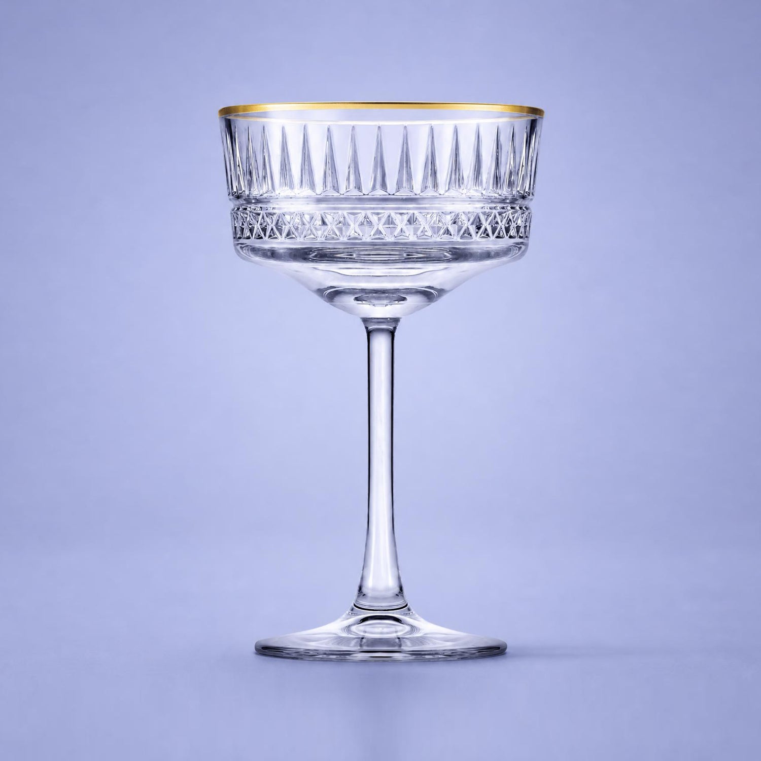 Pasabahce Elysia Champagneglas / Coupe 26 Cl Gouden Rand - 4 Stuks - Glazen.nl
