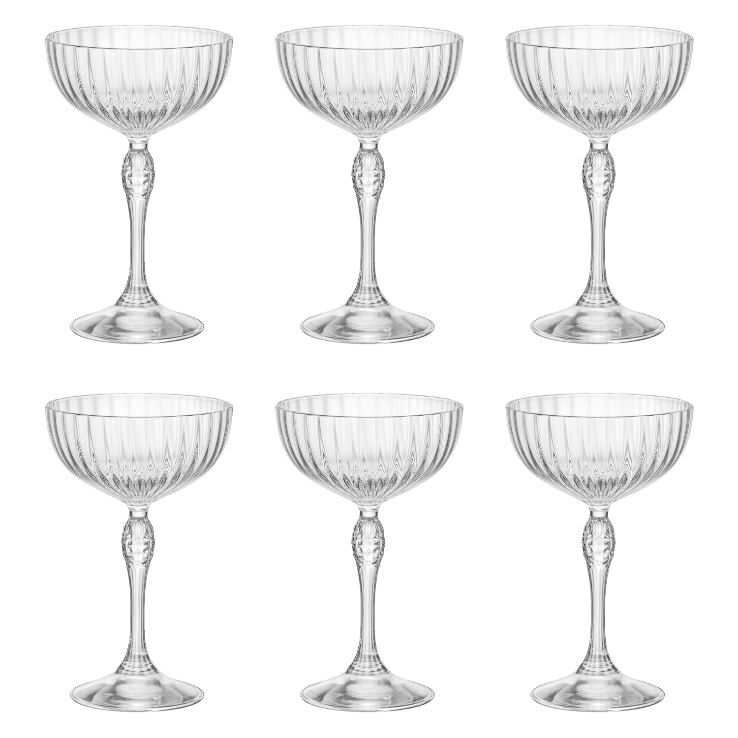 Bormioli Rocco America'20S Champagneglas / Coupe 22 Cl - 6 Stuks - Glazen.nl