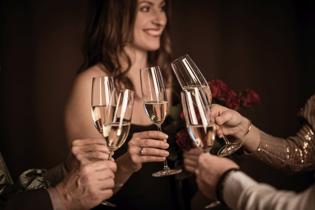 Schott Zwiesel Muse Diva verre à champagne 21,9 Cl avec point de nucléation - 4 pièces