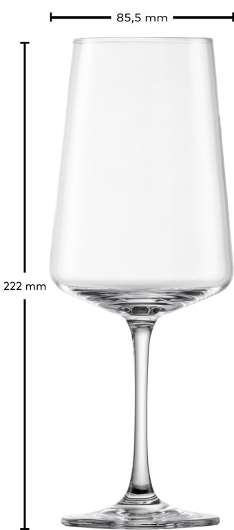 Schott Zwiesel MioVino verre à vin rouge 50 Cl avec point de nucléation - 4 pièces