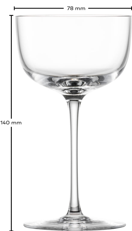 Zwiesel Glas Tone Coupe à cocktail petite 17 Cl avec point de perlage - 4 pièces
