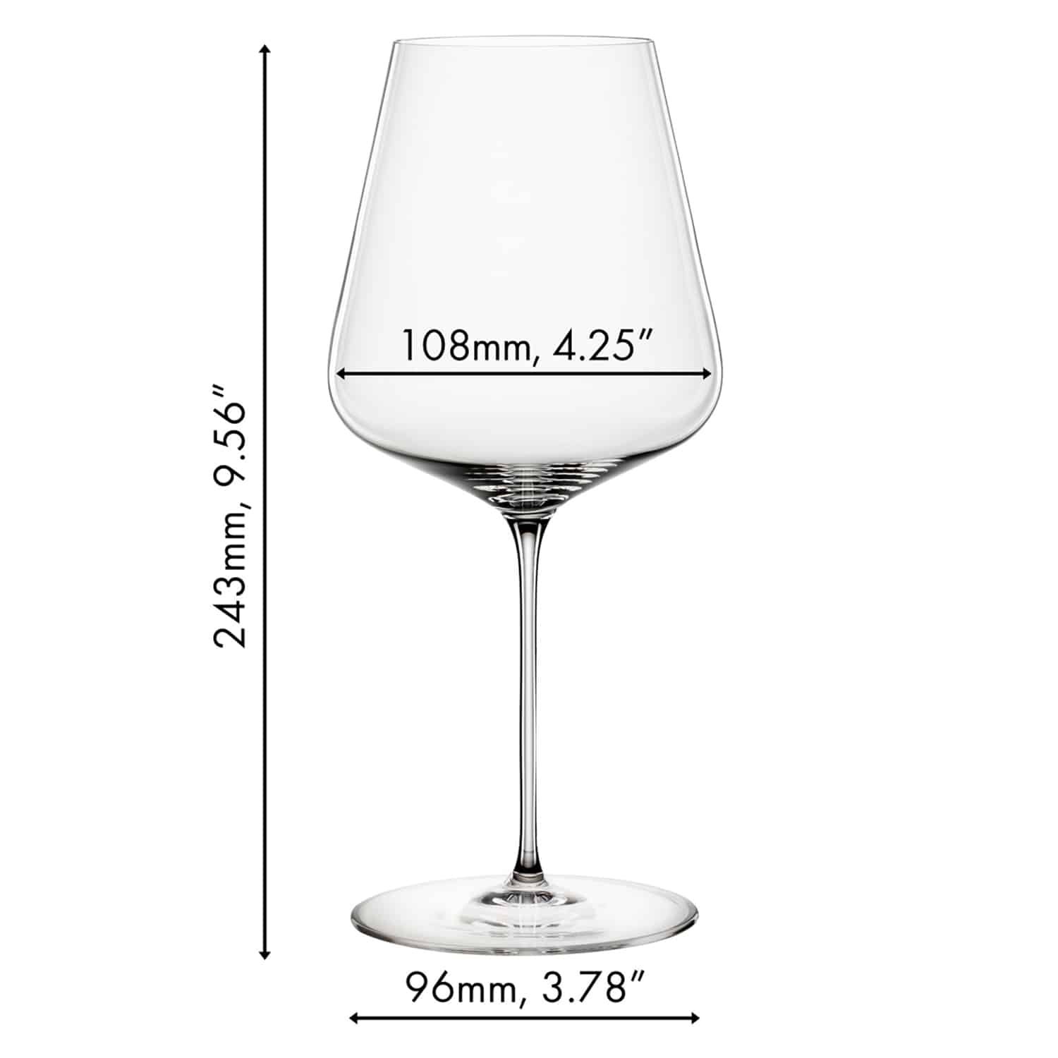 Spiegelau Definition Wijnglas 75 Cl Bordeaux - 6 Stuks - Glazen.nl