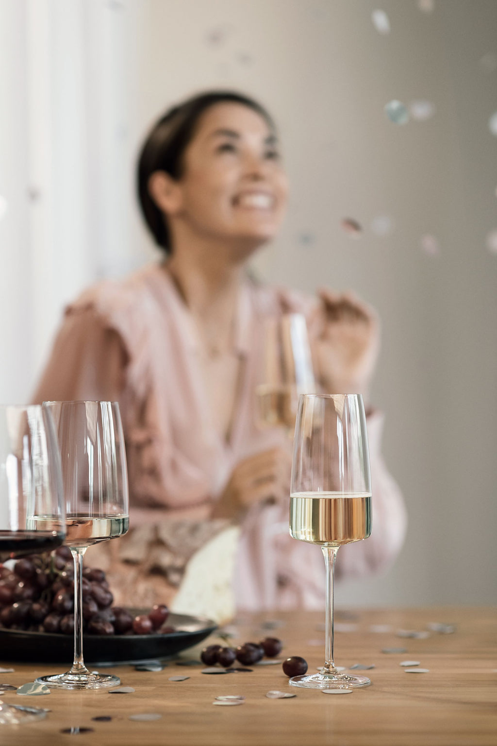 Zwiesel Glas Vivid Senses verre à champagne Light & Fresh 38,8 Cl en coffret cadeau - 2 pièces