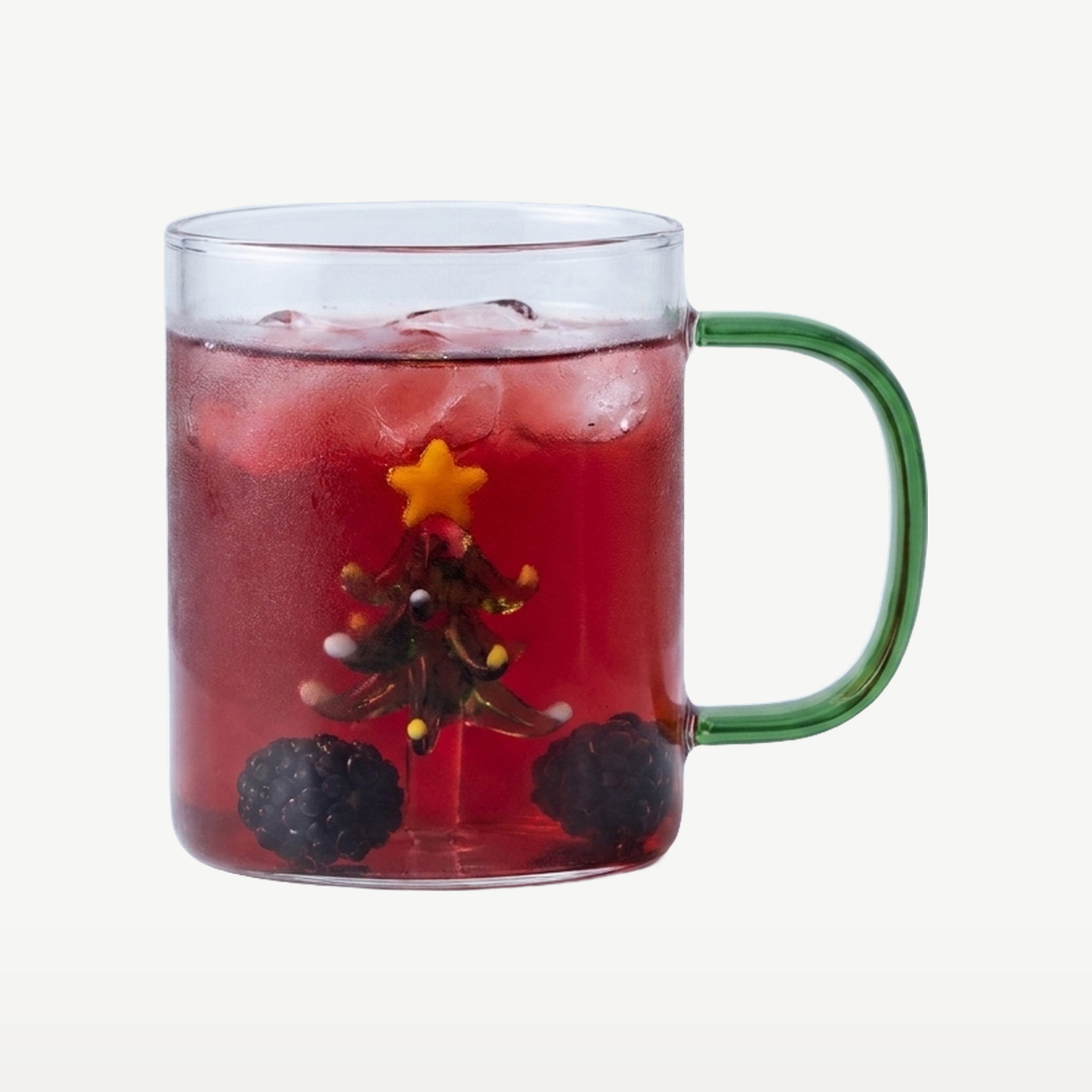 J-Line Waterglas 42 Cl Kerstboom Transparant/Assorti - Glazen.nl