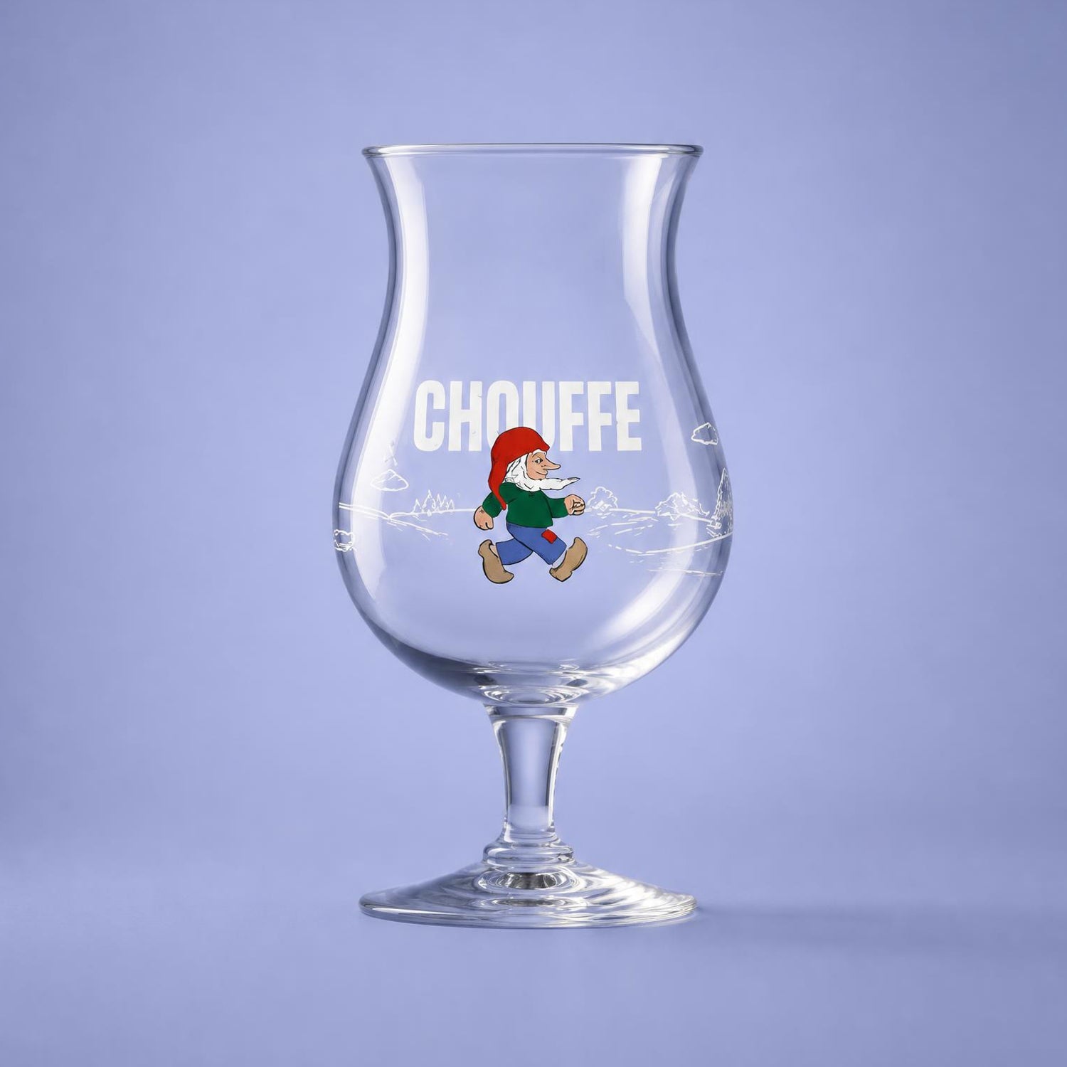 La Chouffe Bierglas 33 Cl - Giftbox - Glazen.nl