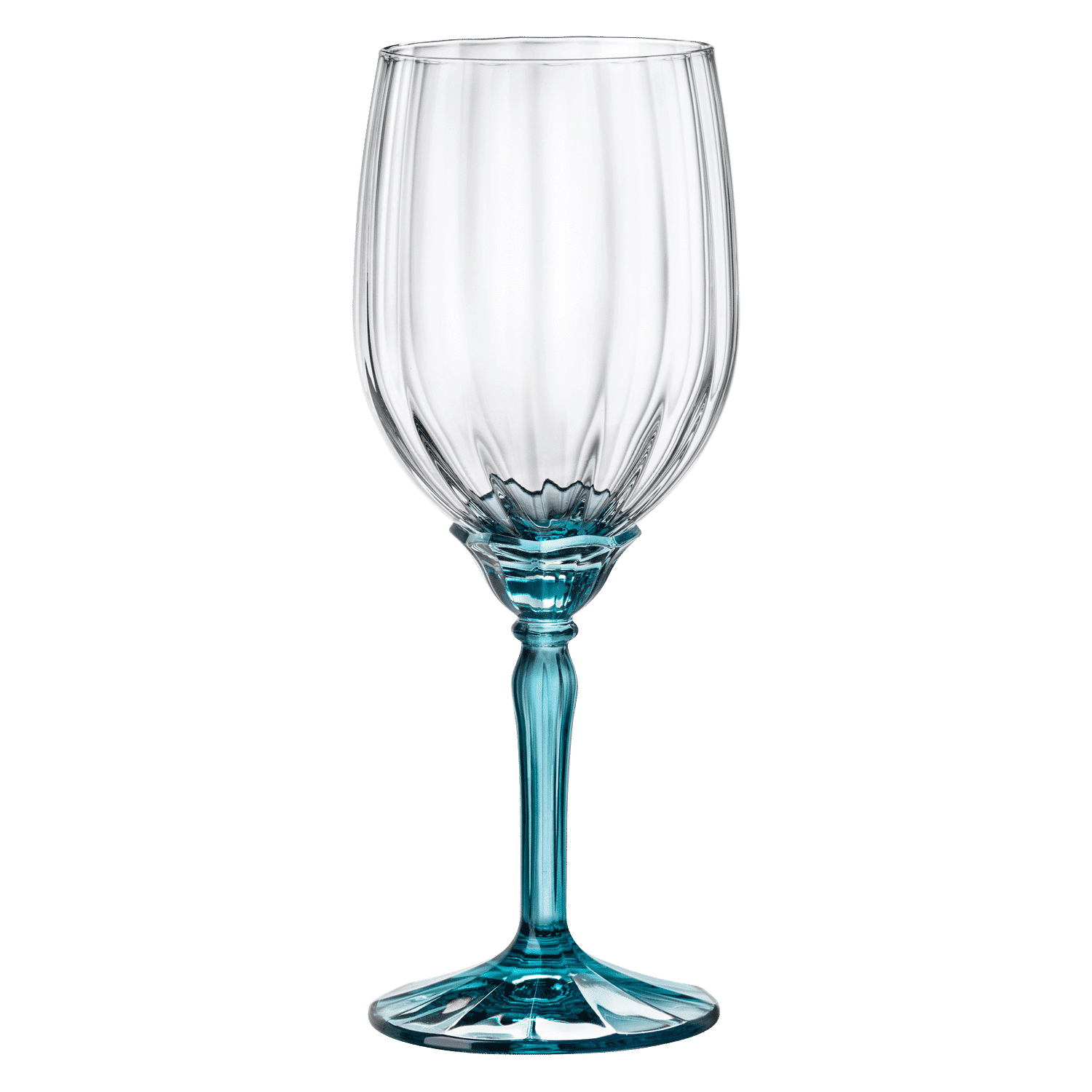 Bormioli Rocco Florian Wijnglas 38 Cl Blauw - 4 Stuks - Glazen.nl