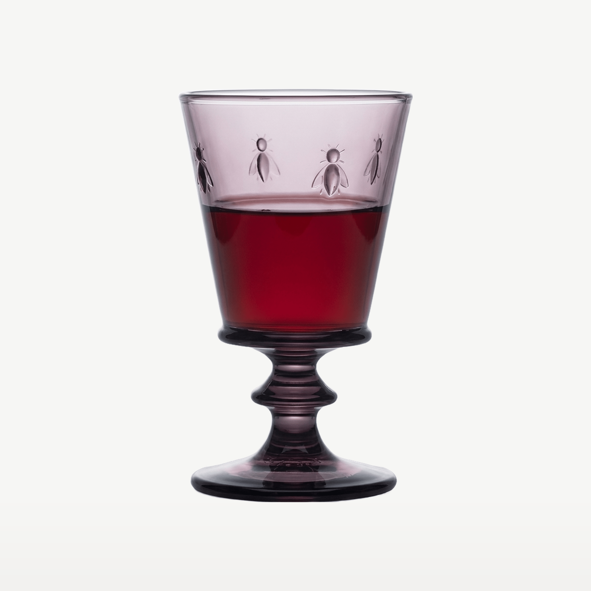 La Rochère Abeille Wijnglas 24 cl Aubergine - 6 Stuks - Glazen.nl