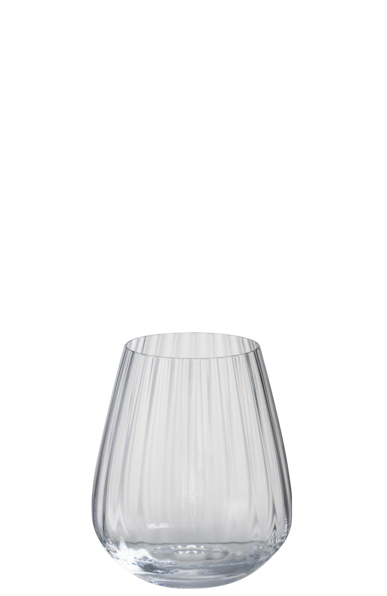 J-Line Verre à eau 43 Cl rayé transparent