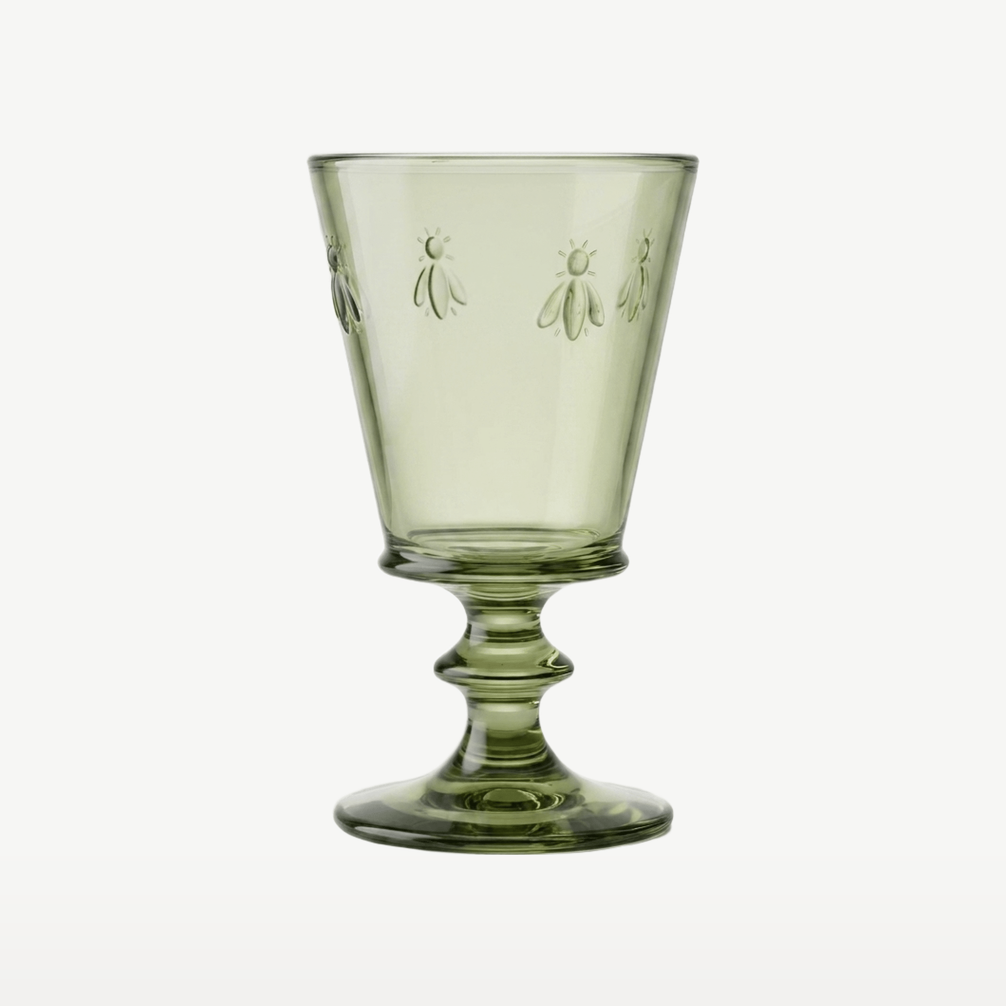 La Rochère Abeille Wijnglas 24 cl Olijfgroen - 6 Stuks - Glazen.nl