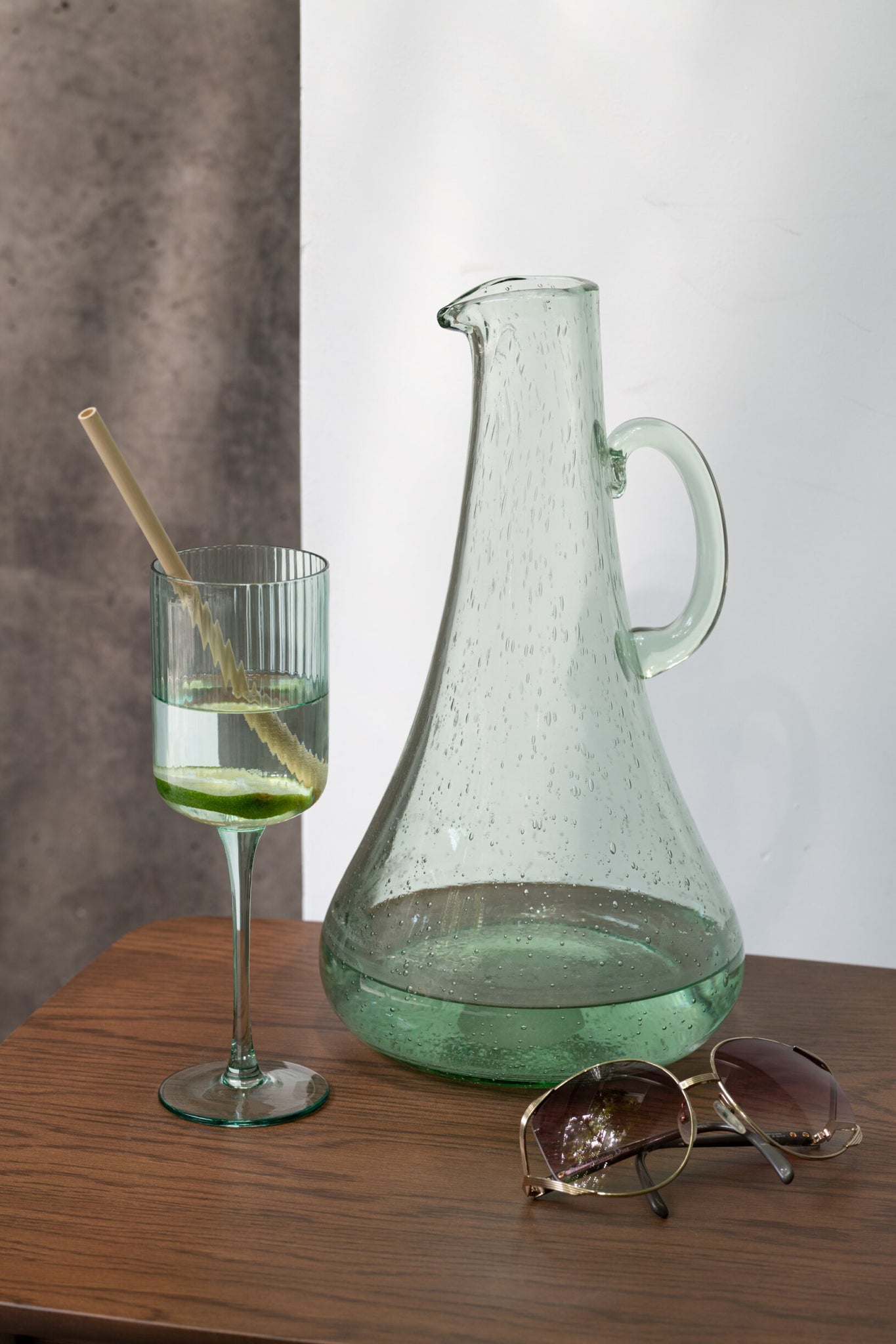 J-Line Ralph Verre à vin 37 Cl menthe