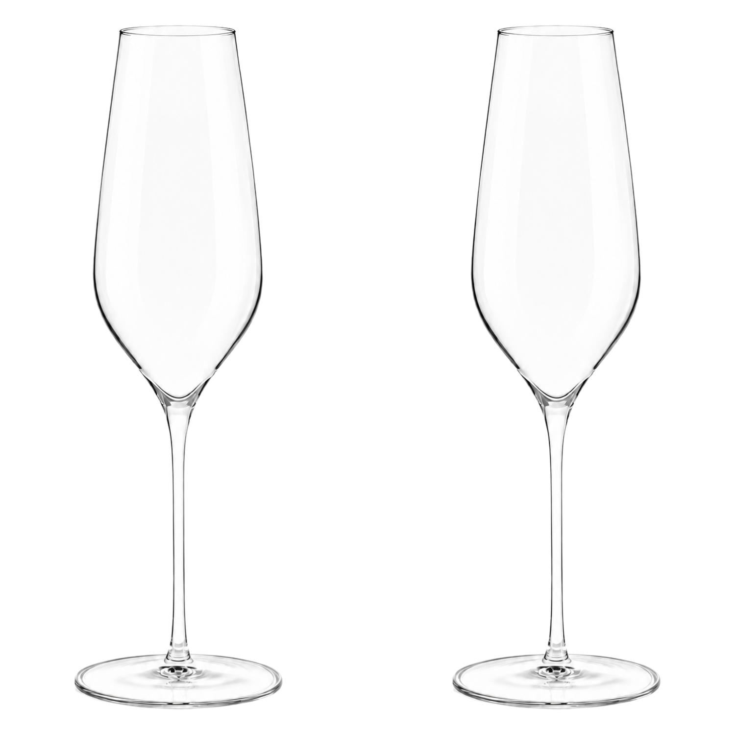 Paradox Cristalin Teseo Champagneglazen 30 Cl Handgemaakt - 2 Stuks
