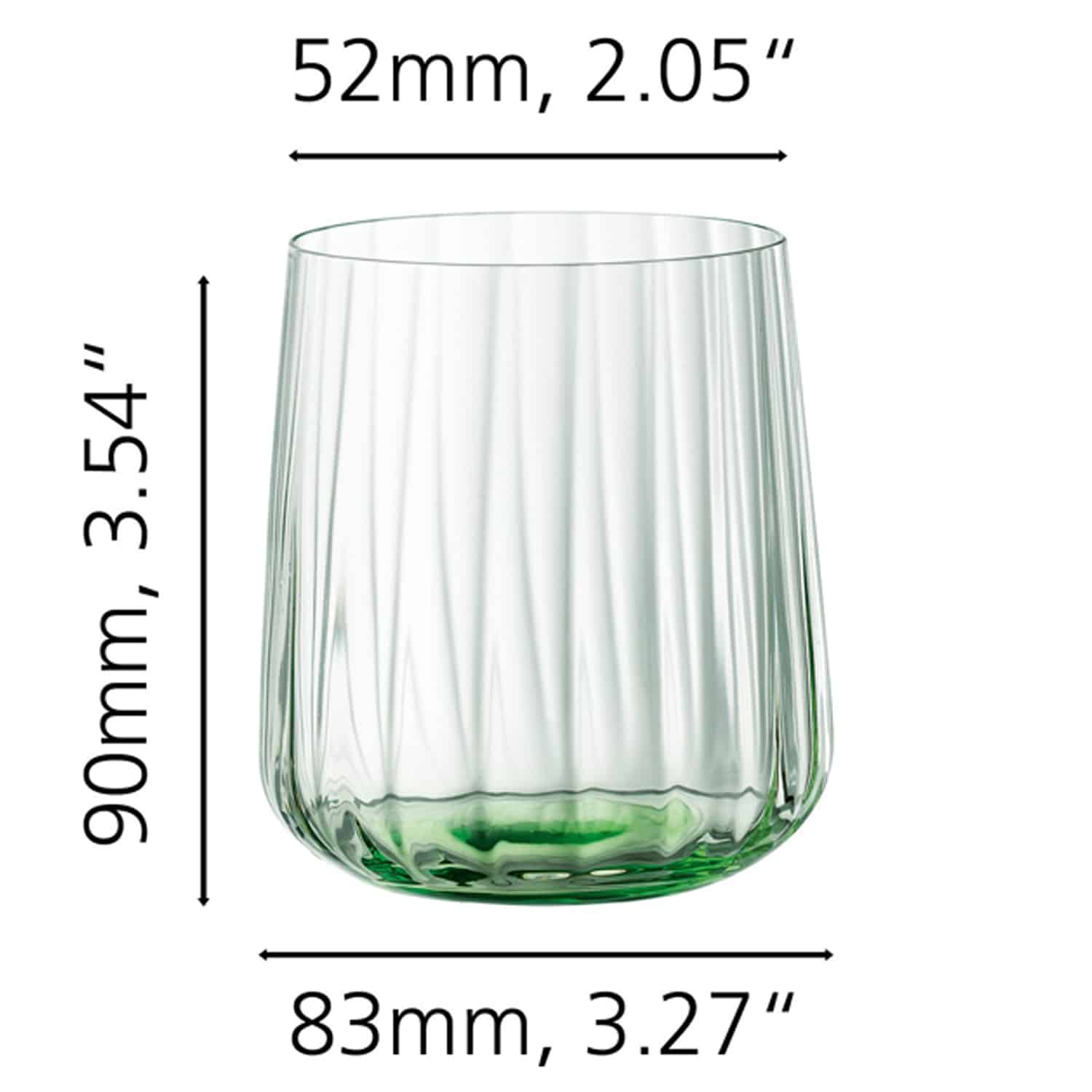 Spiegelau Lifestyle Tumbler 34 Cl Groen - 12 Stuks - Glazen.nl