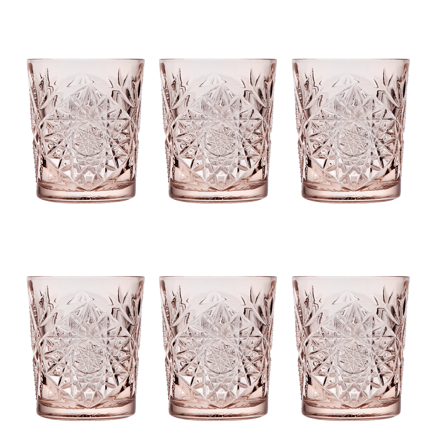 Onis Hobstar / ICON Tumbler 35 cl Licht Roze - 6 Stuks - Glazen.nl