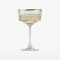 Pasabahce Elysia verre à champagne / coupe 26 Cl avec bord doré - 4 pièces