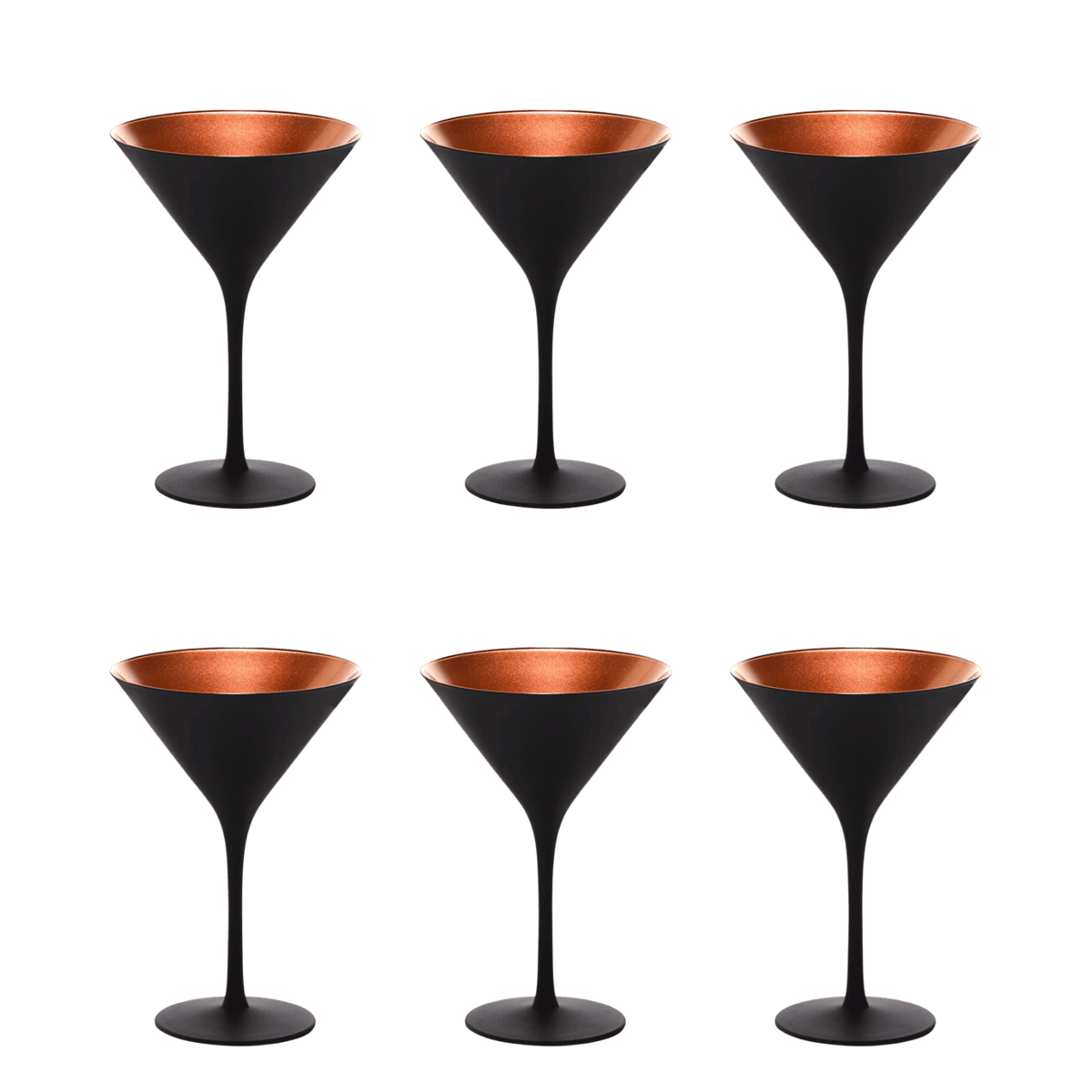 Stölzle Lausitz Elements Cocktailglas 24 Cl Zwart - 6 Stuks - Glazen.nl