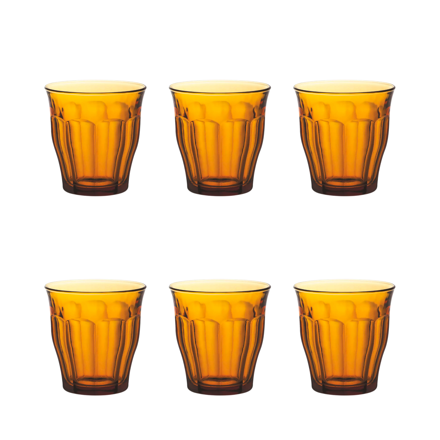 Duralex Picardie Tumbler 25 Cl Geel - 6 Stuks
