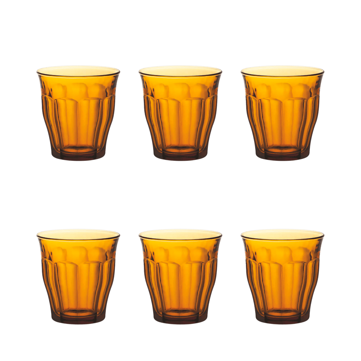 Duralex Picardie Tumbler 25 Cl Geel - 6 Stuks - Glazen.nl