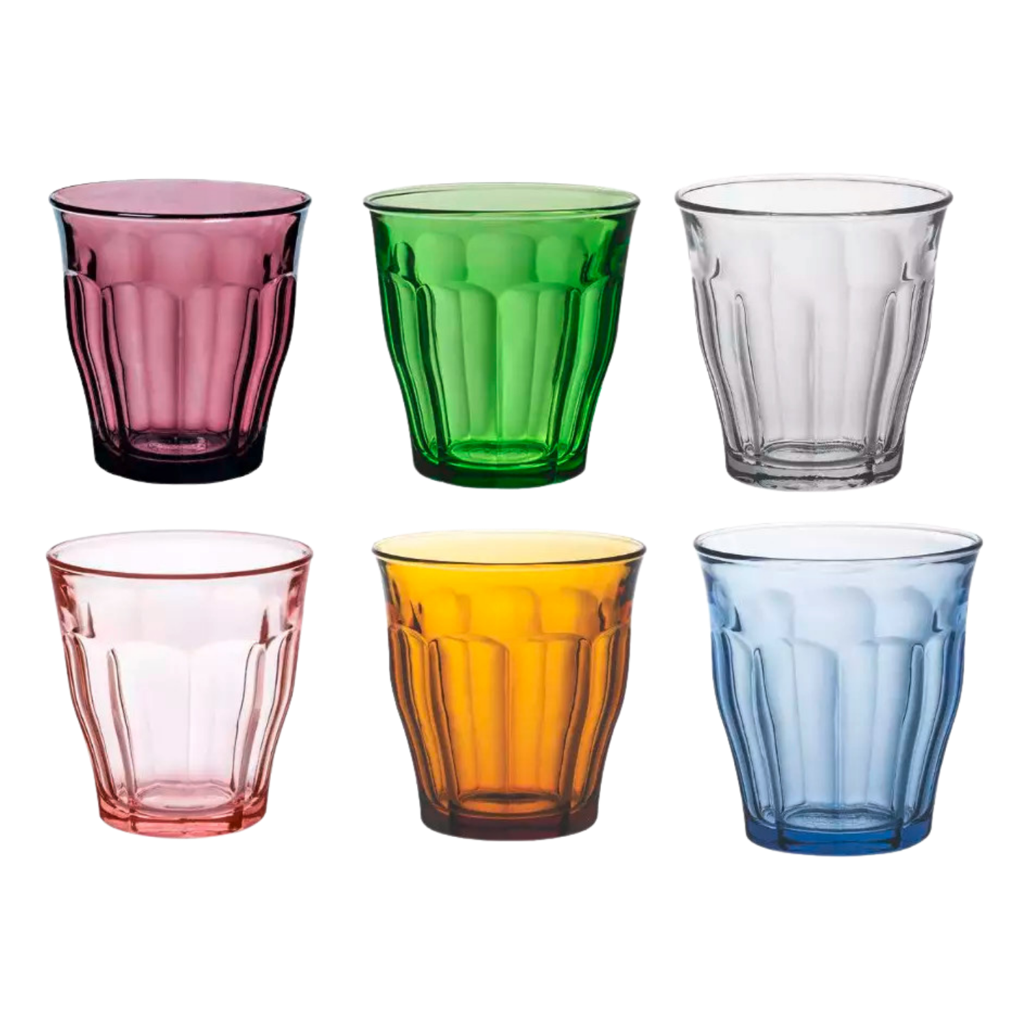 Duralex Picardie Tumbler 25 Cl Assorti - 6 Stuks - Glazen.nl