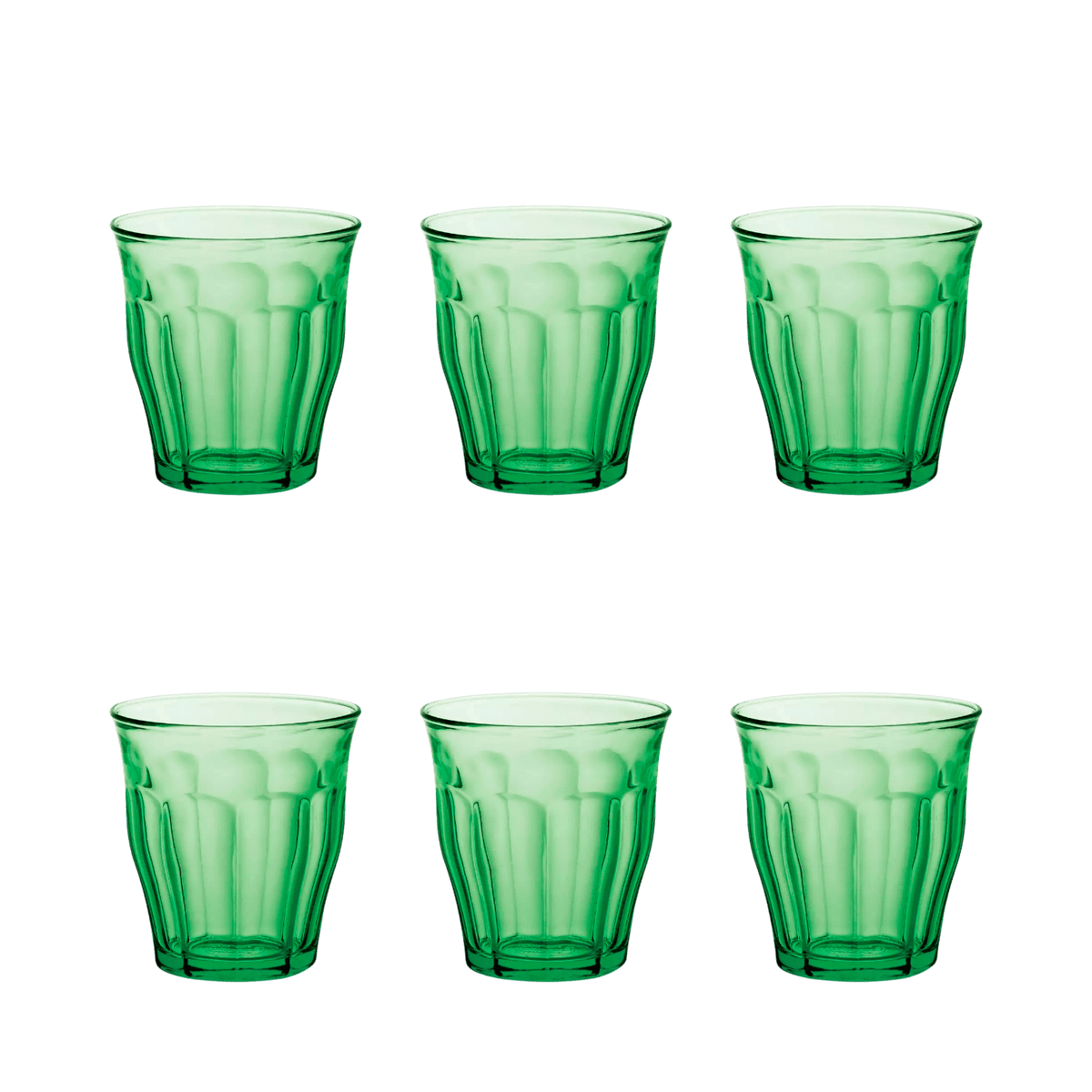 Duralex Picardie Tumbler 25 Cl Groen - 6 Stuks - Glazen.nl