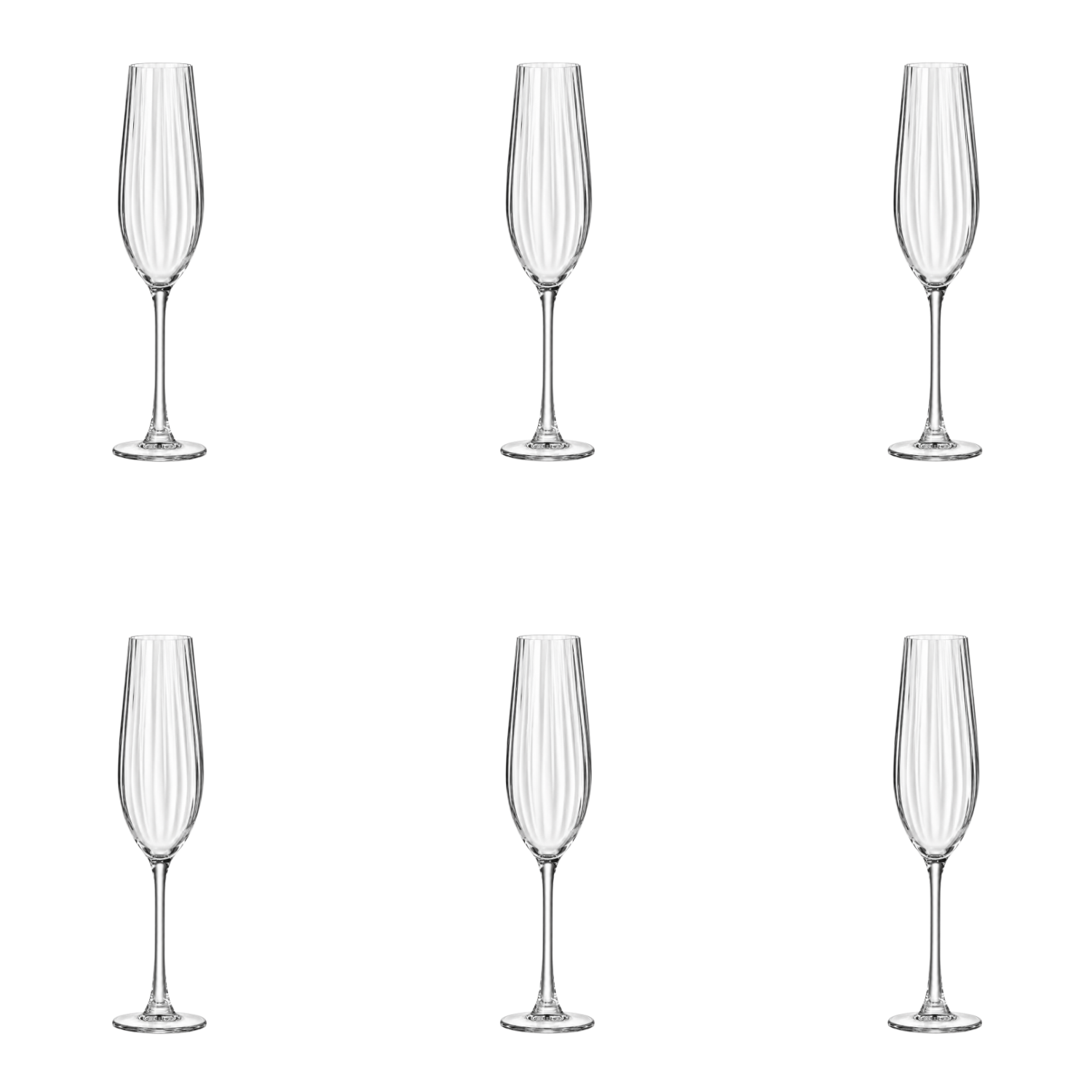 Nuform Optic Champagneflûte 26 Cl - 6 Stuks