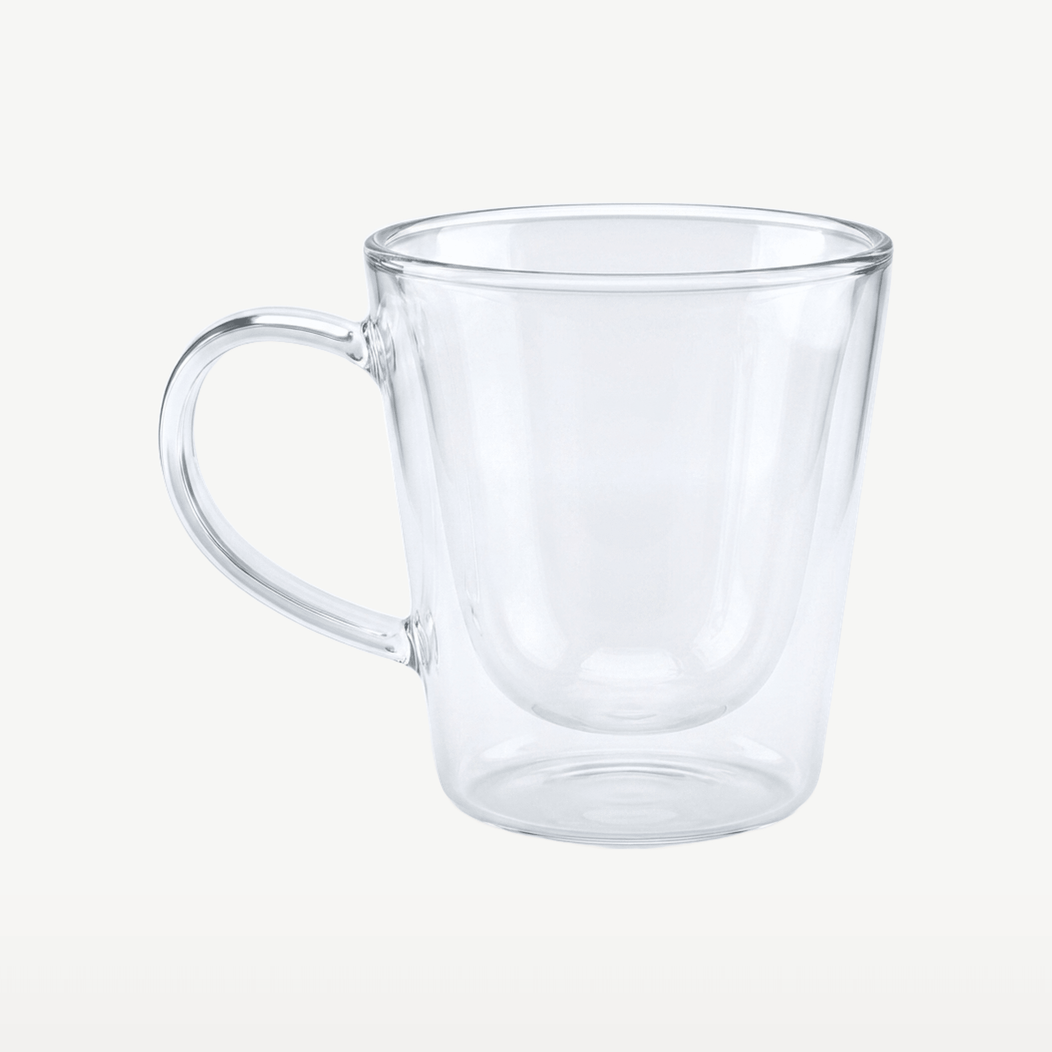 Luigi Bormioli Thermic Glass Koffieglas 29,5 Cl Met Oor - 2 Stuks - Glazen.nl