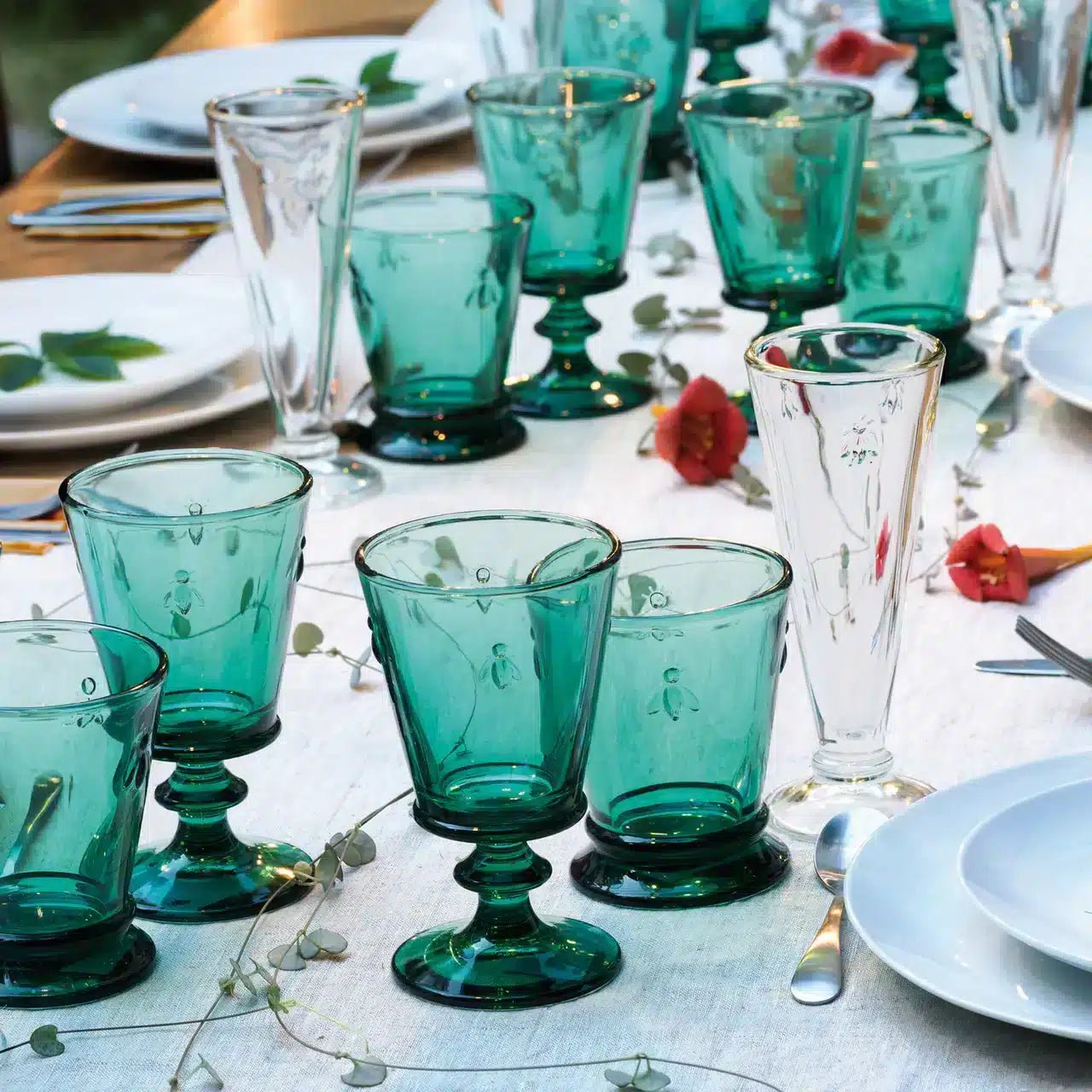 La Rochère Abeille Wijnglas 24 Cl Groen - 6 Stuks - Glazen.nl