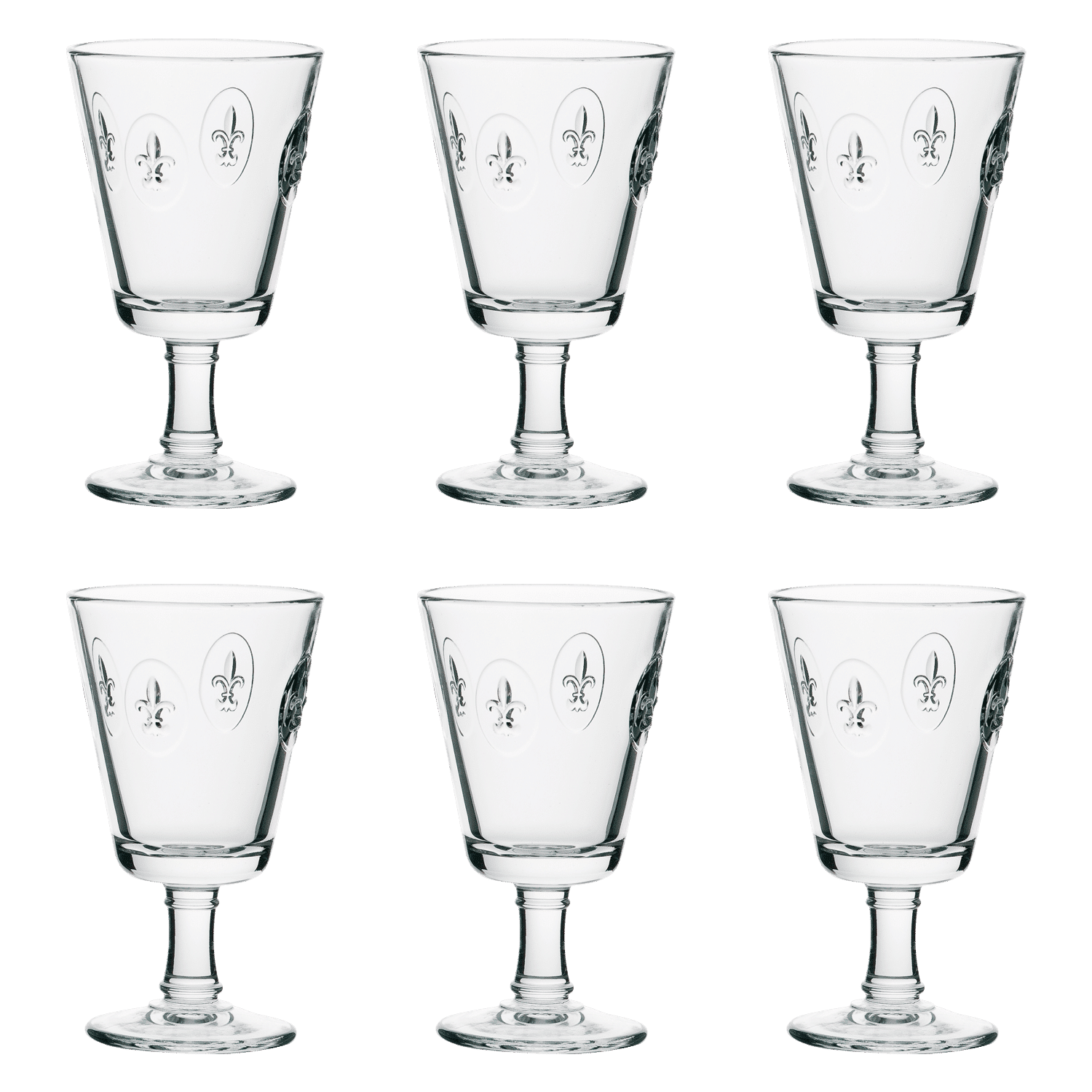 La Rochère Fleur De Lys Wijn/Waterglas 24 cl - 6 Stuks - Glazen.nl