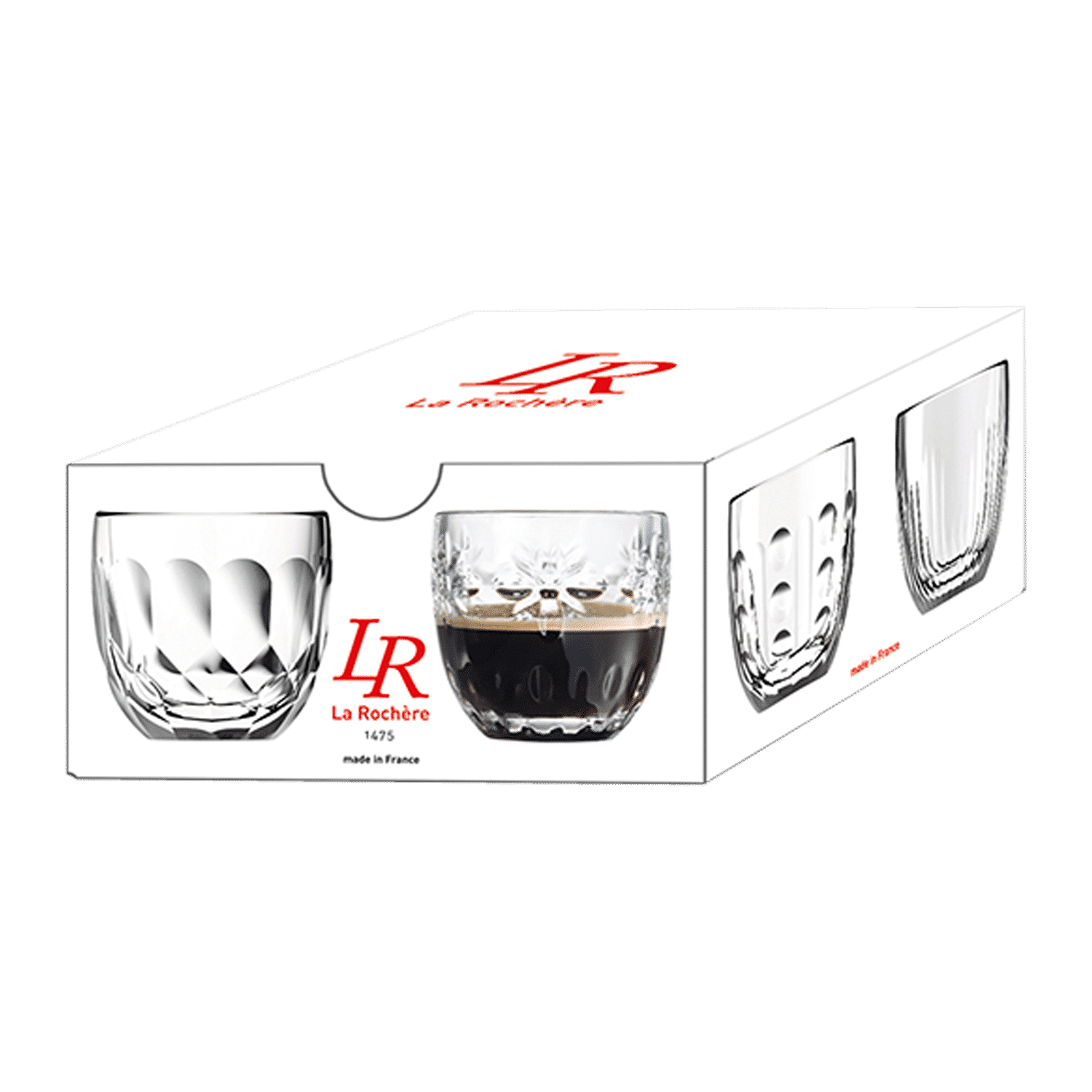 La Rochère Abeille Espressoglas 10 cl Assorti - 4 Stuks - Glazen.nl