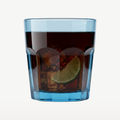 Bormioli Rocco Rock Bar Tumbler 27 Cl Blauw - 6 Stuks