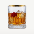 Pasabahce Elysia tumbler 21 Cl avec bord doré - 4 pièces