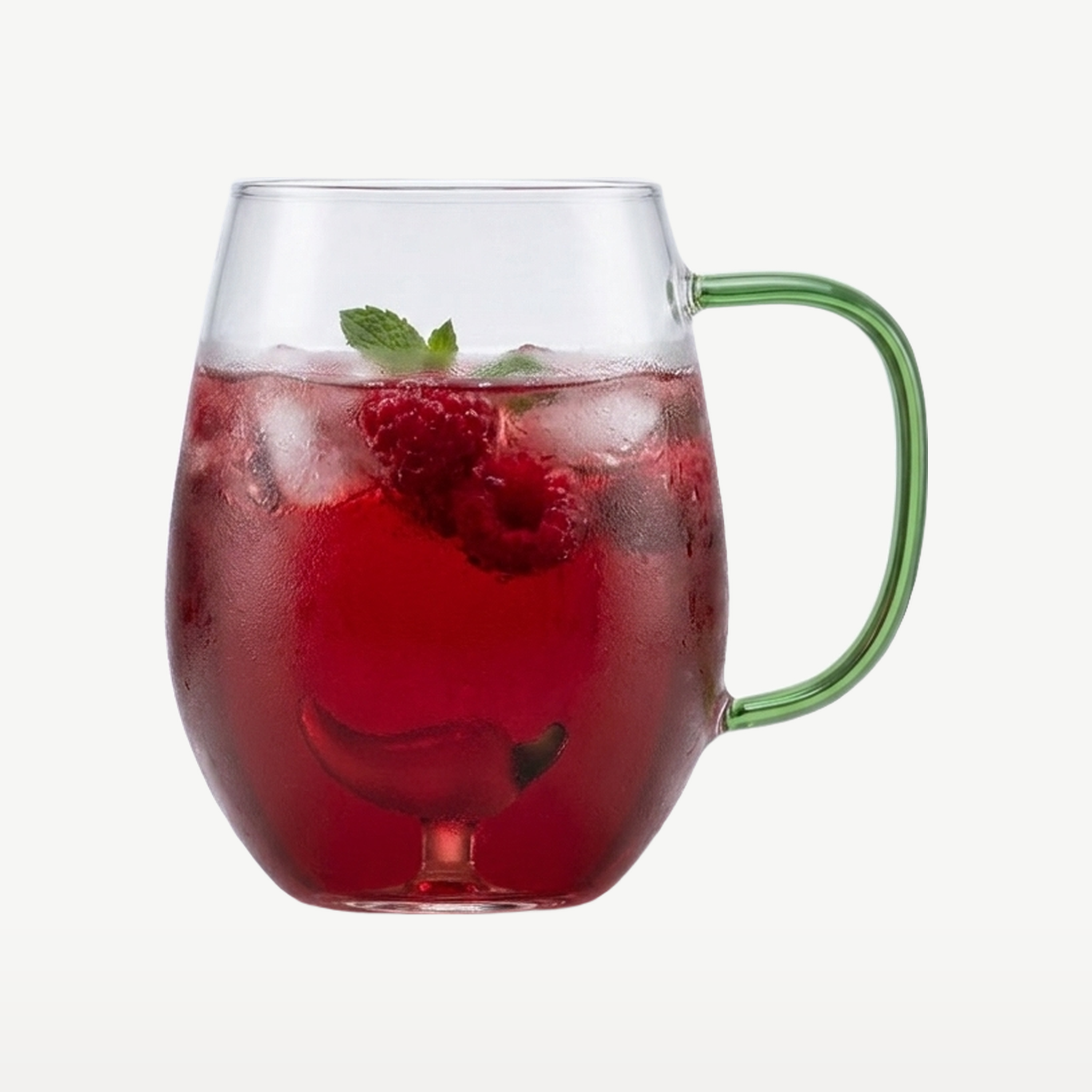 J-Line Waterglas Chilipeper Transparant/Rood - Glazen.nl