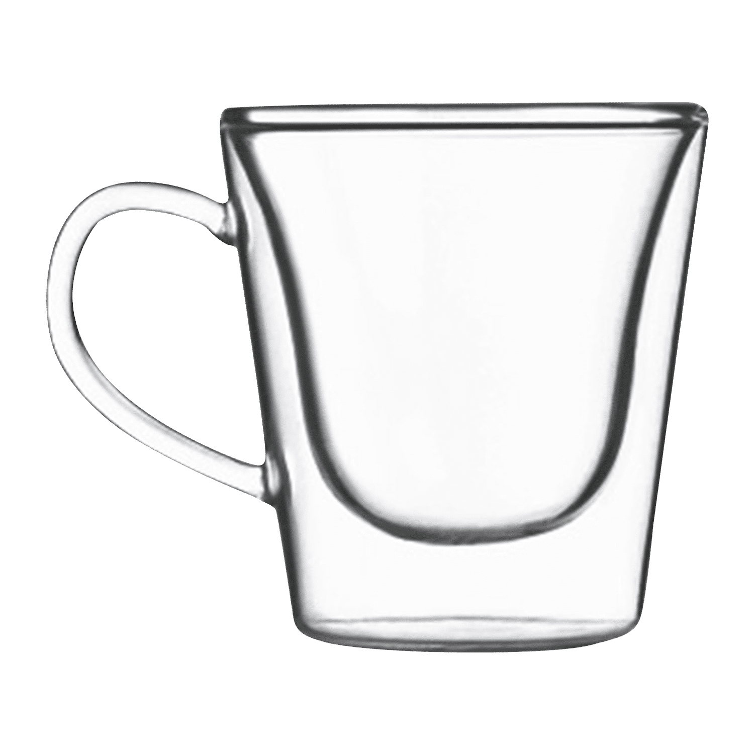 Luigi Bormioli Thermic Glass Koffieglas 29,5 Cl Met Oor - 2 Stuks - Glazen.nl