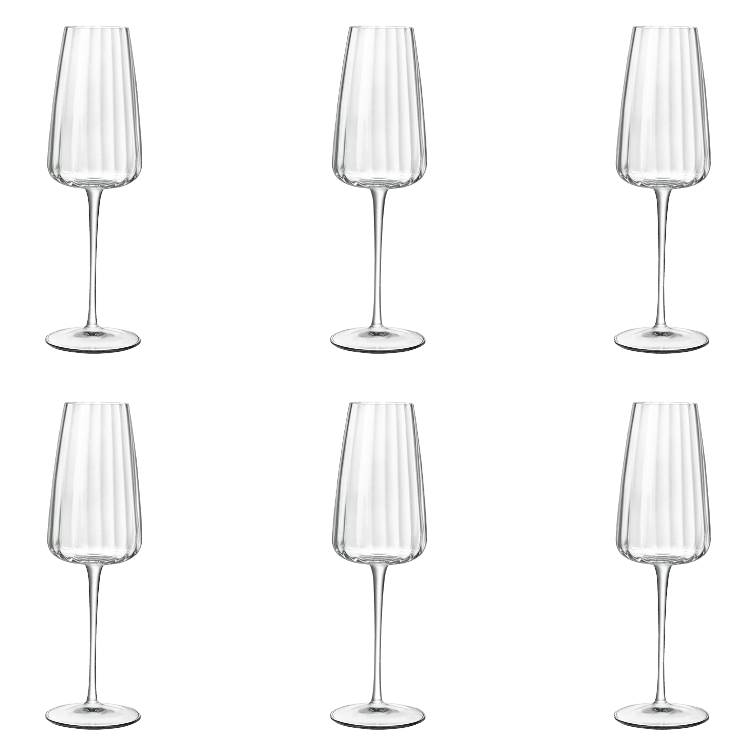 Luigi Bormioli Speakeasies Swing Champagneglas / Flutes 21 Cl - 6 Stuks - Glazen.nl