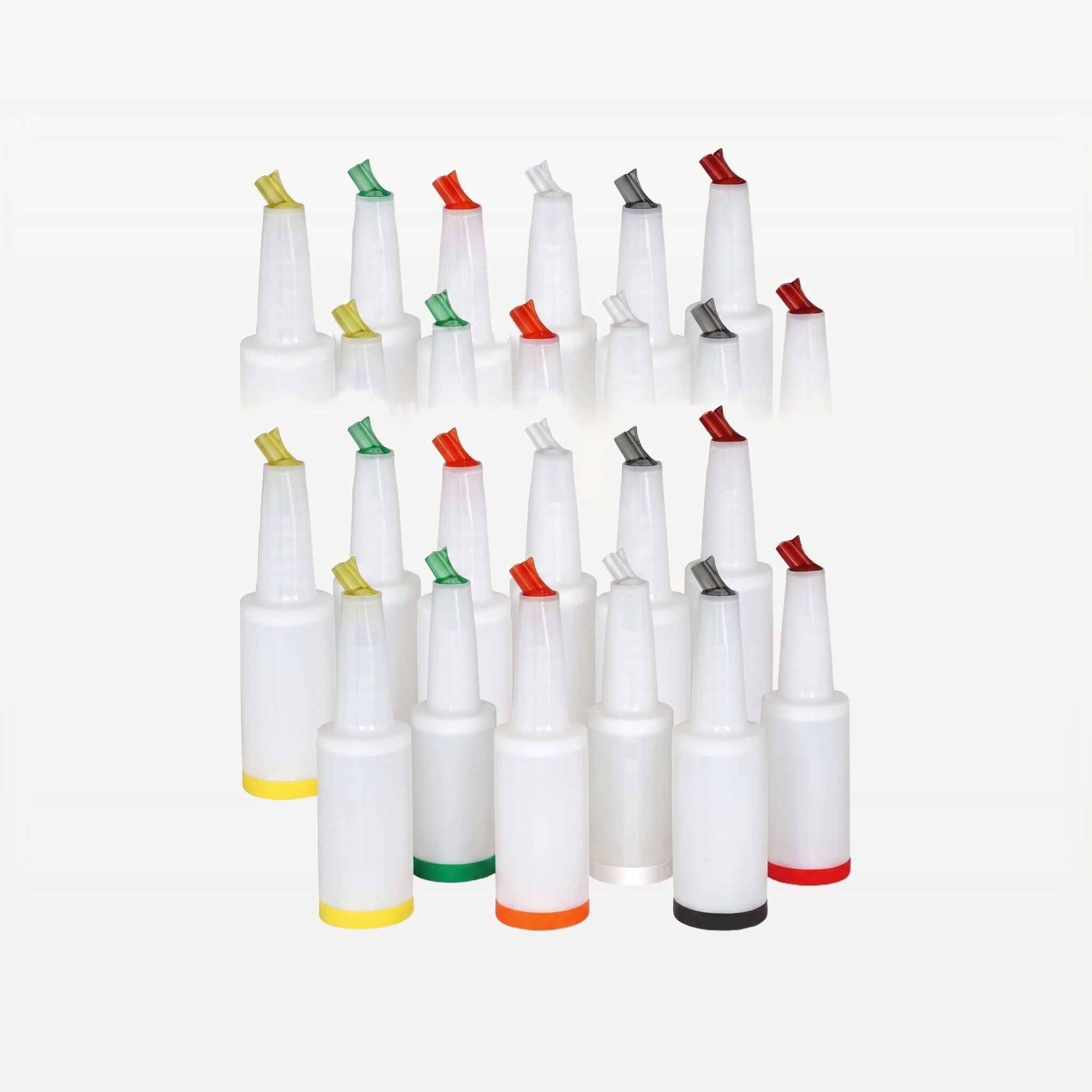 Bar Professional Save & Pour Schenkflessen Mixed Colors 12-Delig