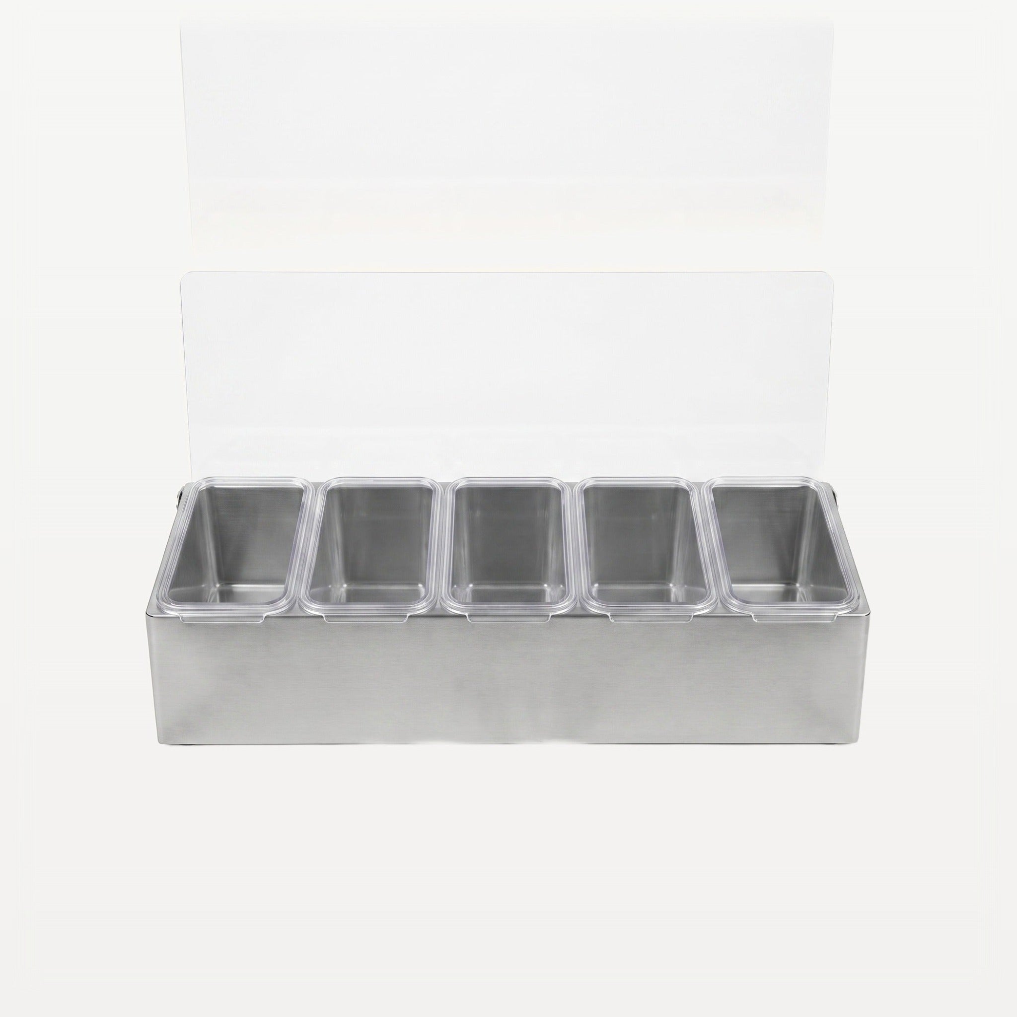 Bar Professional Condimentenhouder RVS 6-Vaks