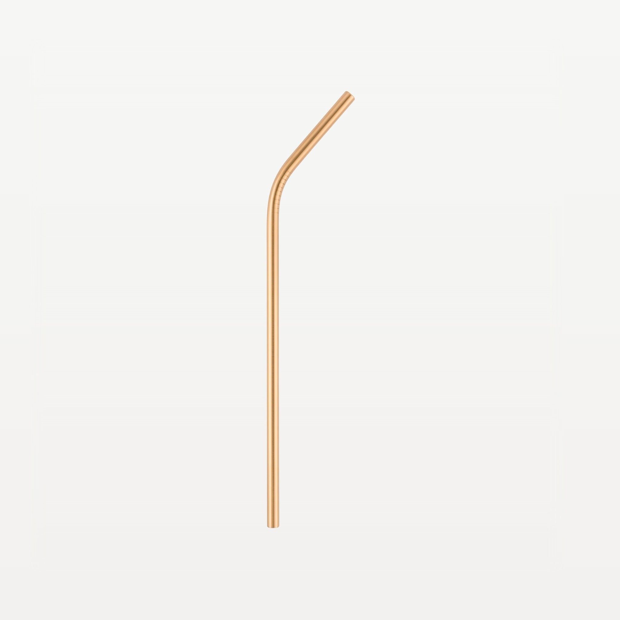 Bar Professional Gebogen Rietje Goud 6mm