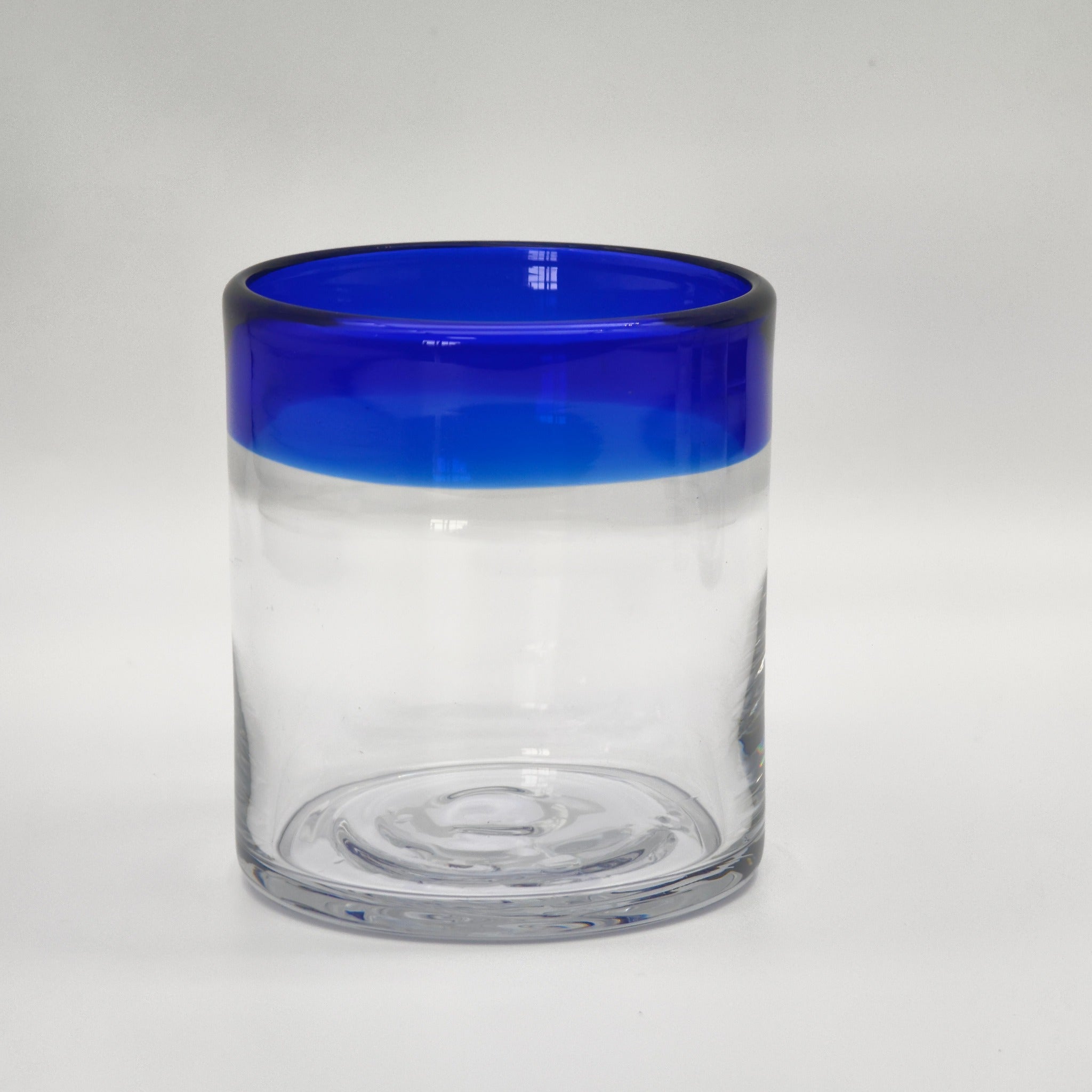 Bar Professional Tumbler Blauwe Rand 30 Cl - Glazen.nl