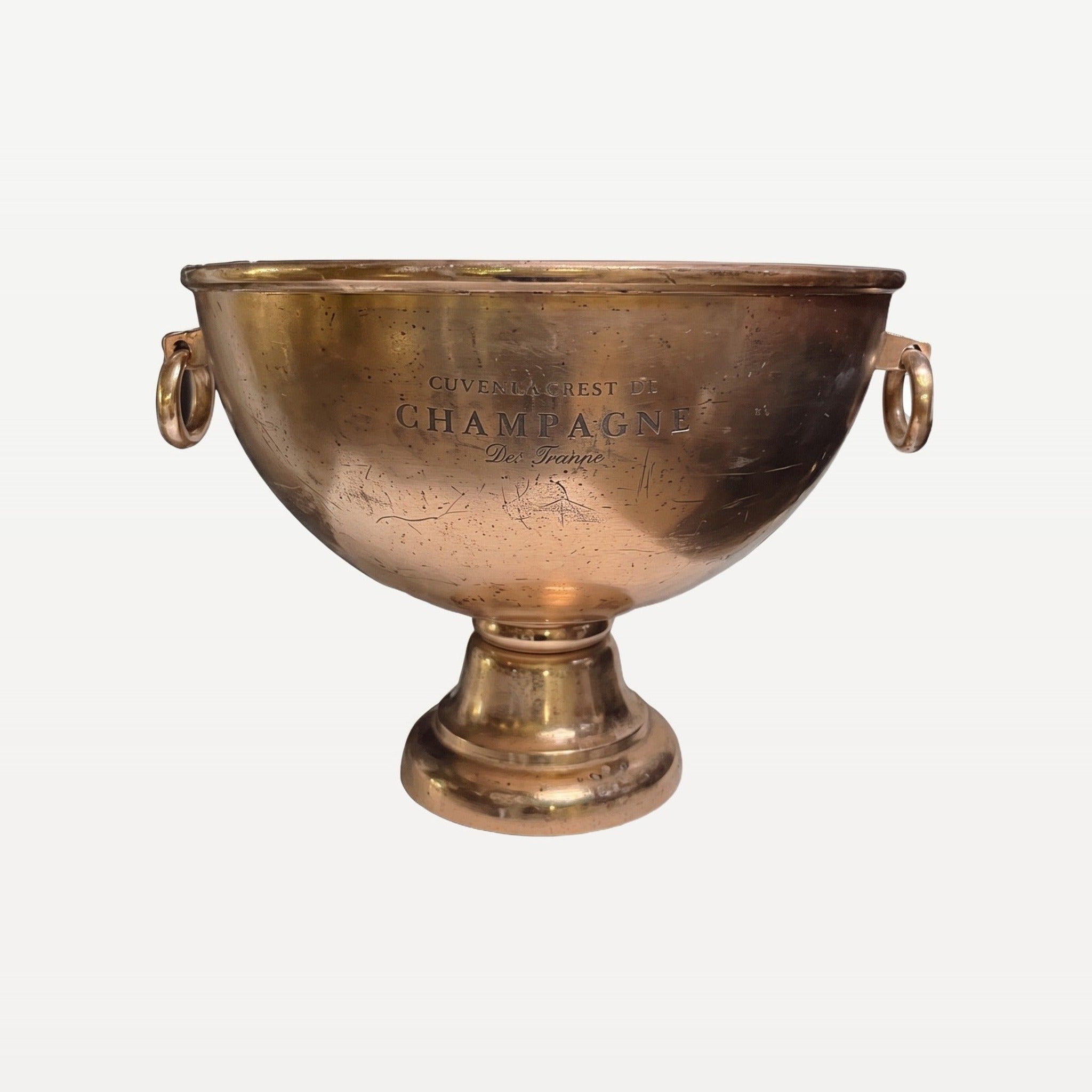 Bar Professional Champagne Bowl Vintage Koper 47 Cm