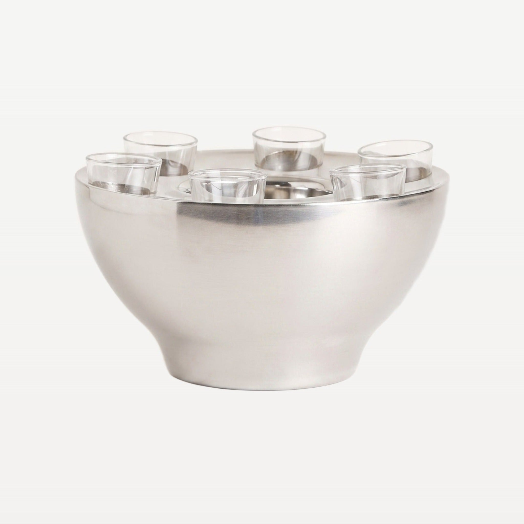 Bar Professional Wodka Koelschaal Set RVS 7-Delig