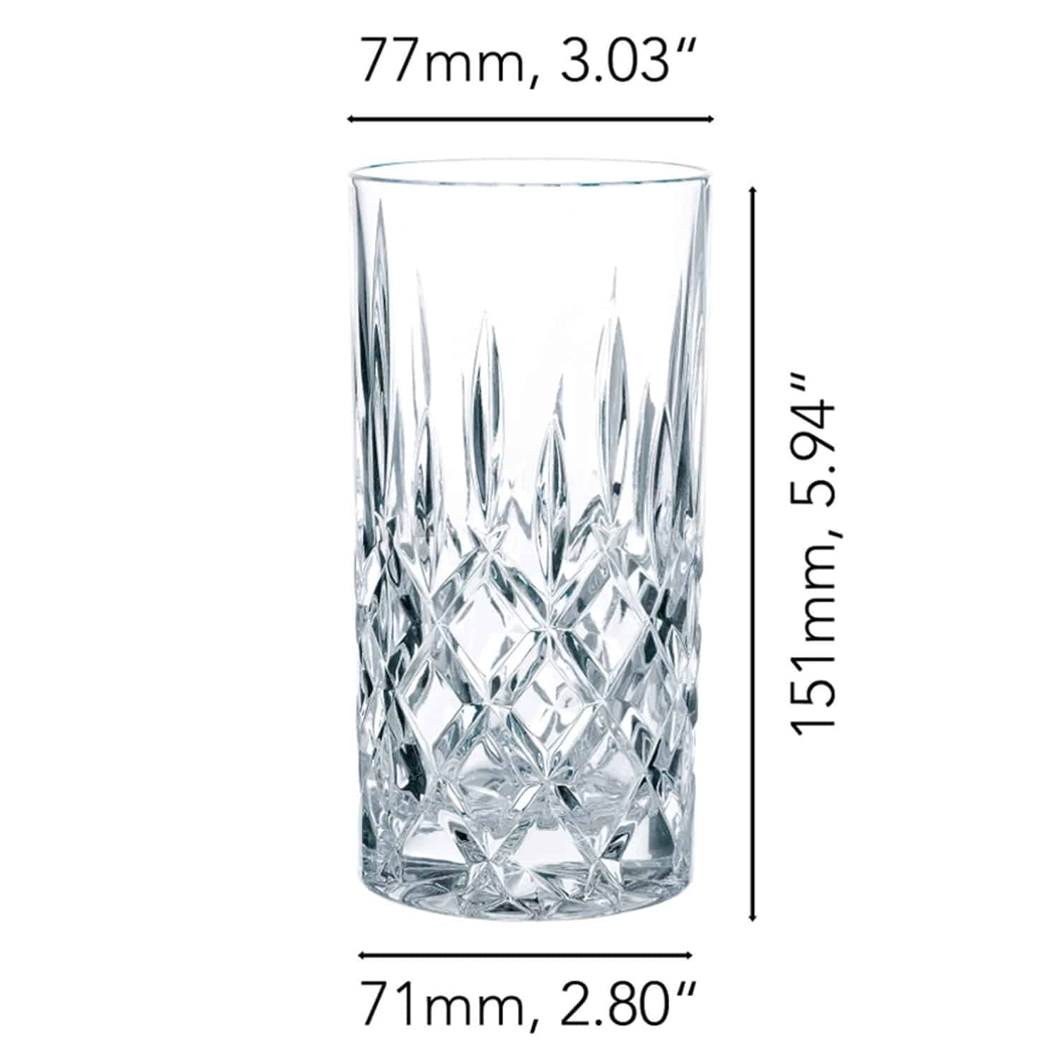 Nachtmann Noblesse Longdrinkglas 39,5 Cl - 2 Stuks - Glazen.nl