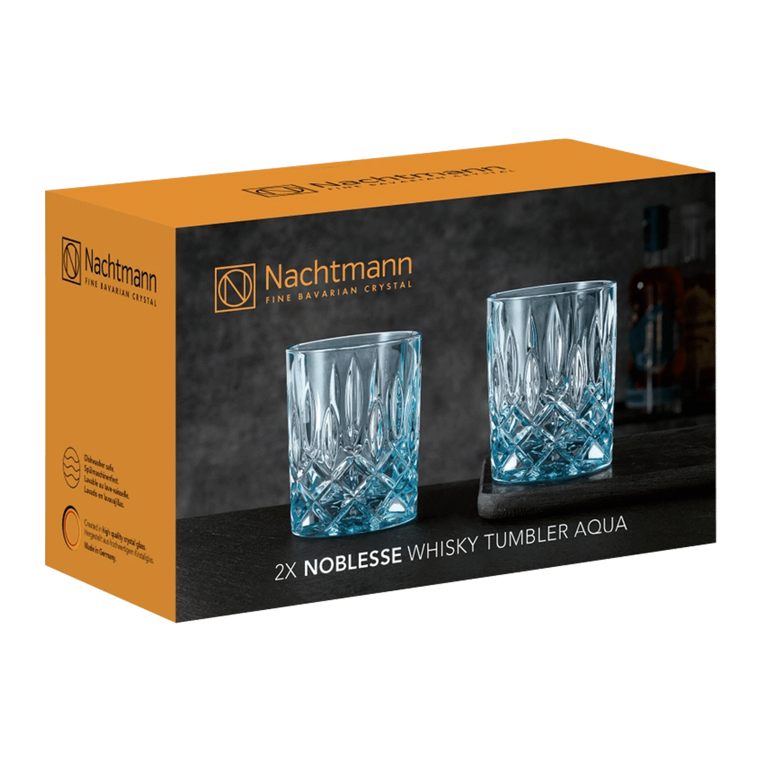 Nachtmann Noblesse Tumbler 29,5 Cl Blauw - 2 Stuks - Glazen.nl