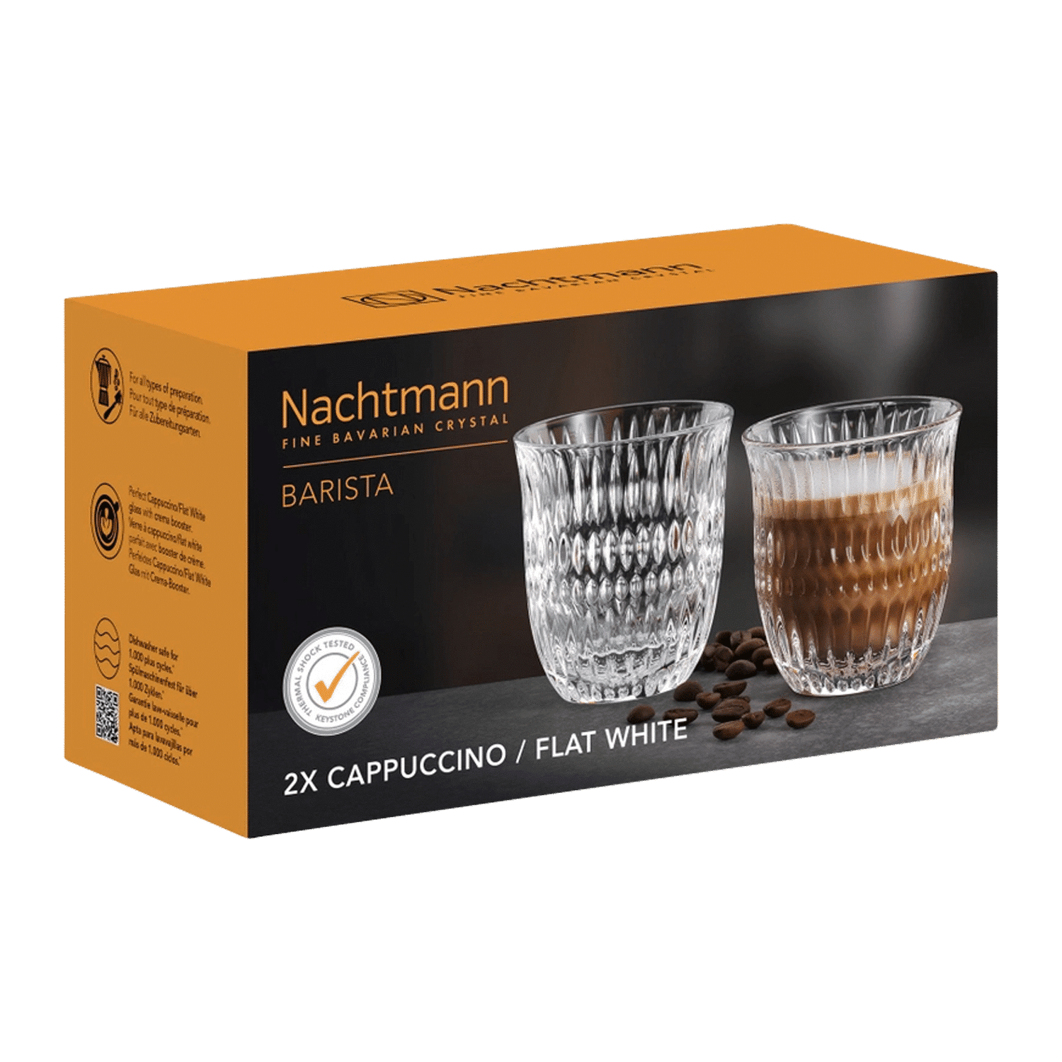 Nachtmann Ethno Barista Cappuccinoglas 23,5 Cl - 2 Stuks - Glazen.nl