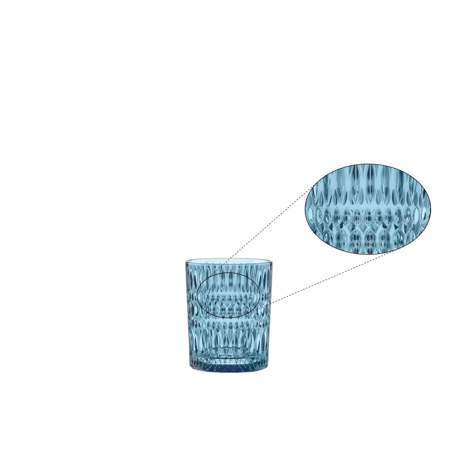 Nachtmann Ethno Tumbler 30,4 Cl Blauw - 2 Stuks - Glazen.nl