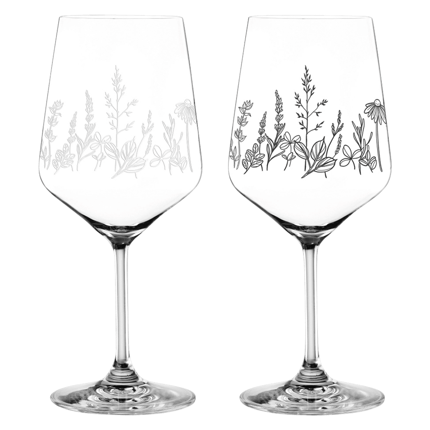 Nachtmann Tattoo Gin Tonic Glas 63 Cl Botanical Wit - 2 Stuks - Glazen.nl