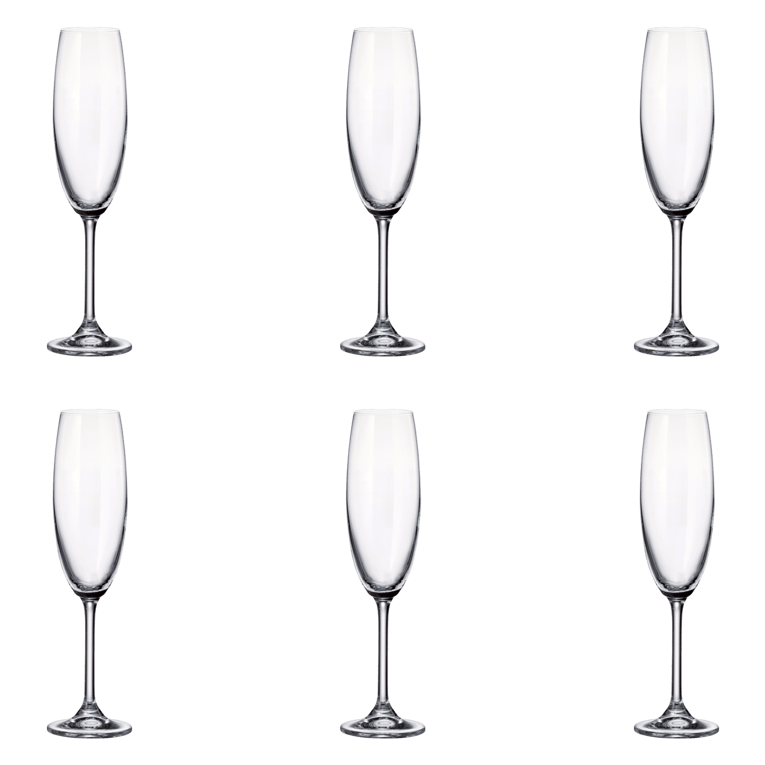 Bohemia Colibri Champagneglas / Flute 22 Cl - 6 Stuks - Glazen.nl