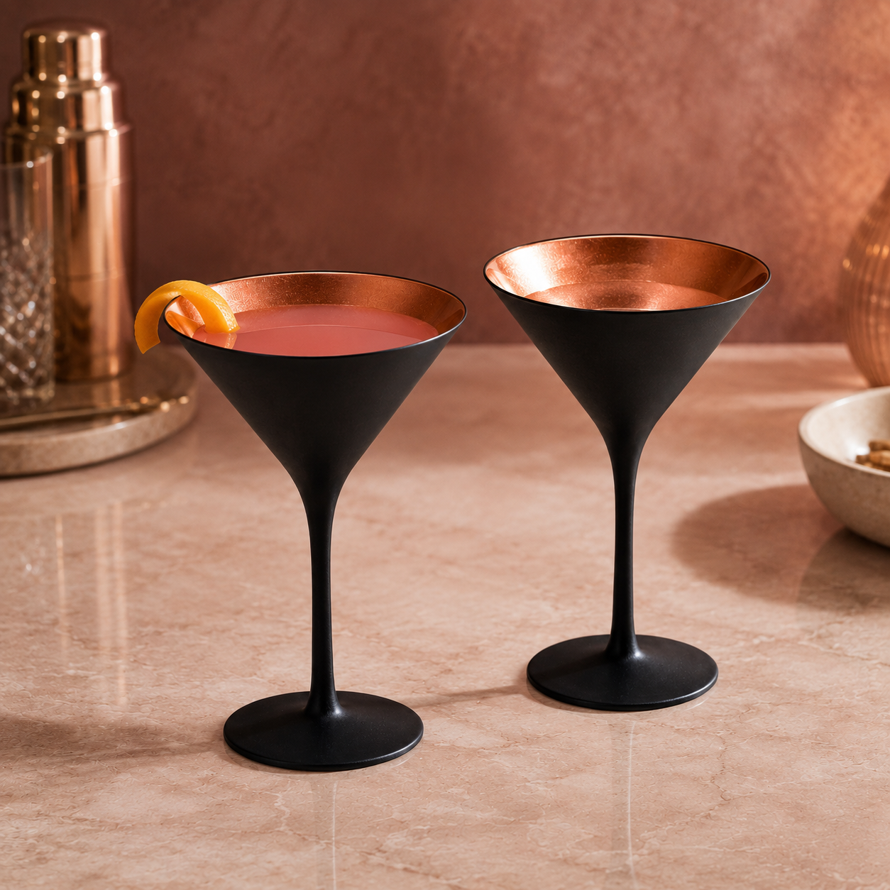 Stölzle Lausitz Elements Cocktailglas 24 Cl Zwart - 6 Stuks