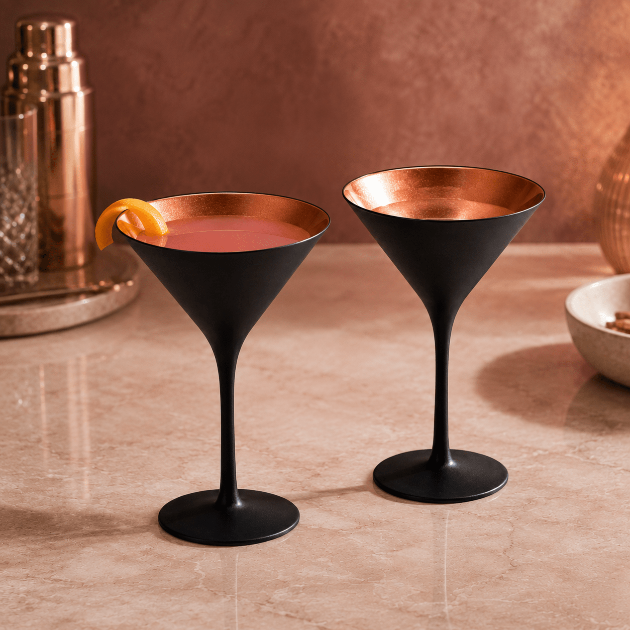 Stölzle Lausitz Elements Cocktailglas 24 Cl Zwart - 6 Stuks - Glazen.nl