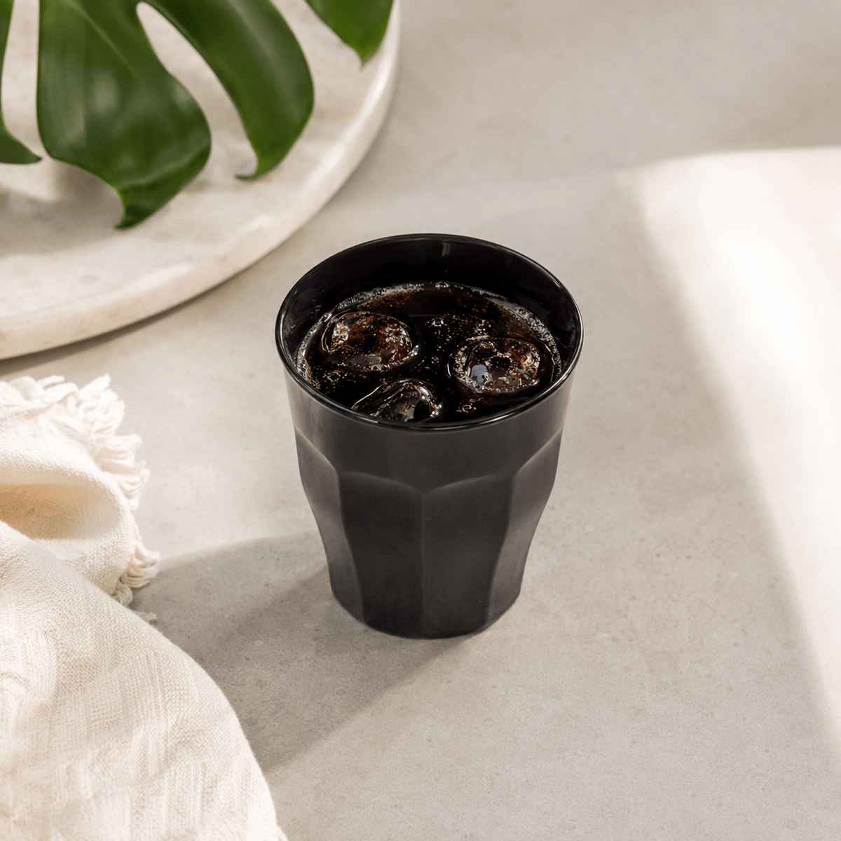 Duralex Picardie Tumbler 25 Cl Zwart - 6 Stuks - Glazen.nl