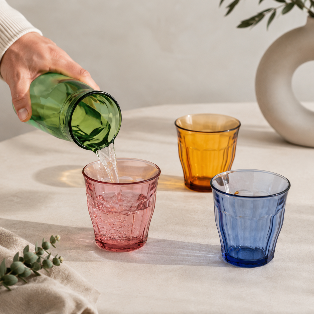 Duralex Picardie Tumbler 25 Cl Assorti - 6 Stuks